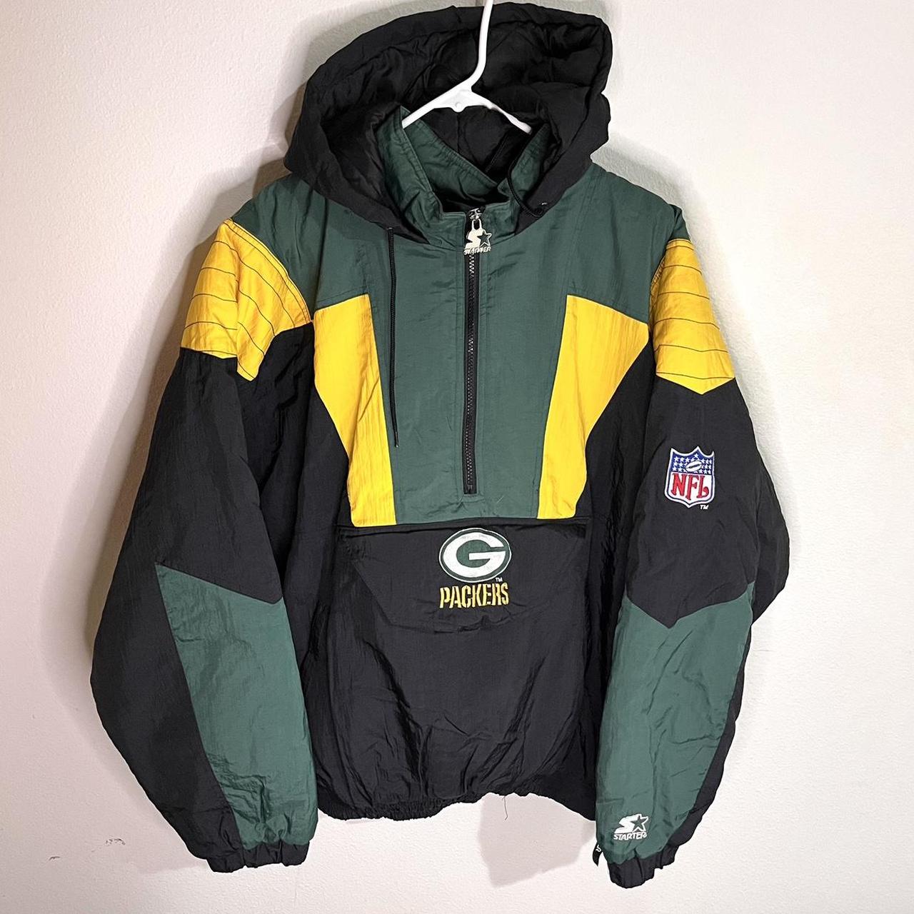 VTG 90s NFL Starter PROLINE Green Bay Packers 1/2 - Depop