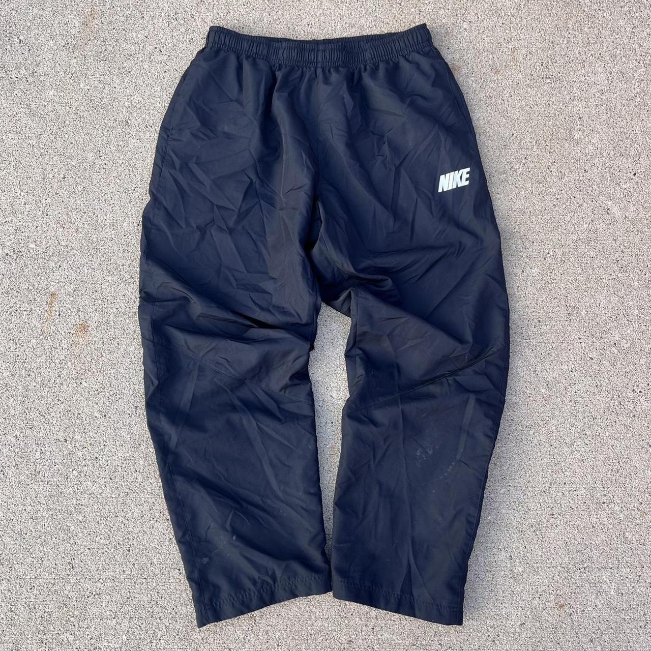 Y2K Nike Baggy Parachute Track Pants Drill pants... - Depop