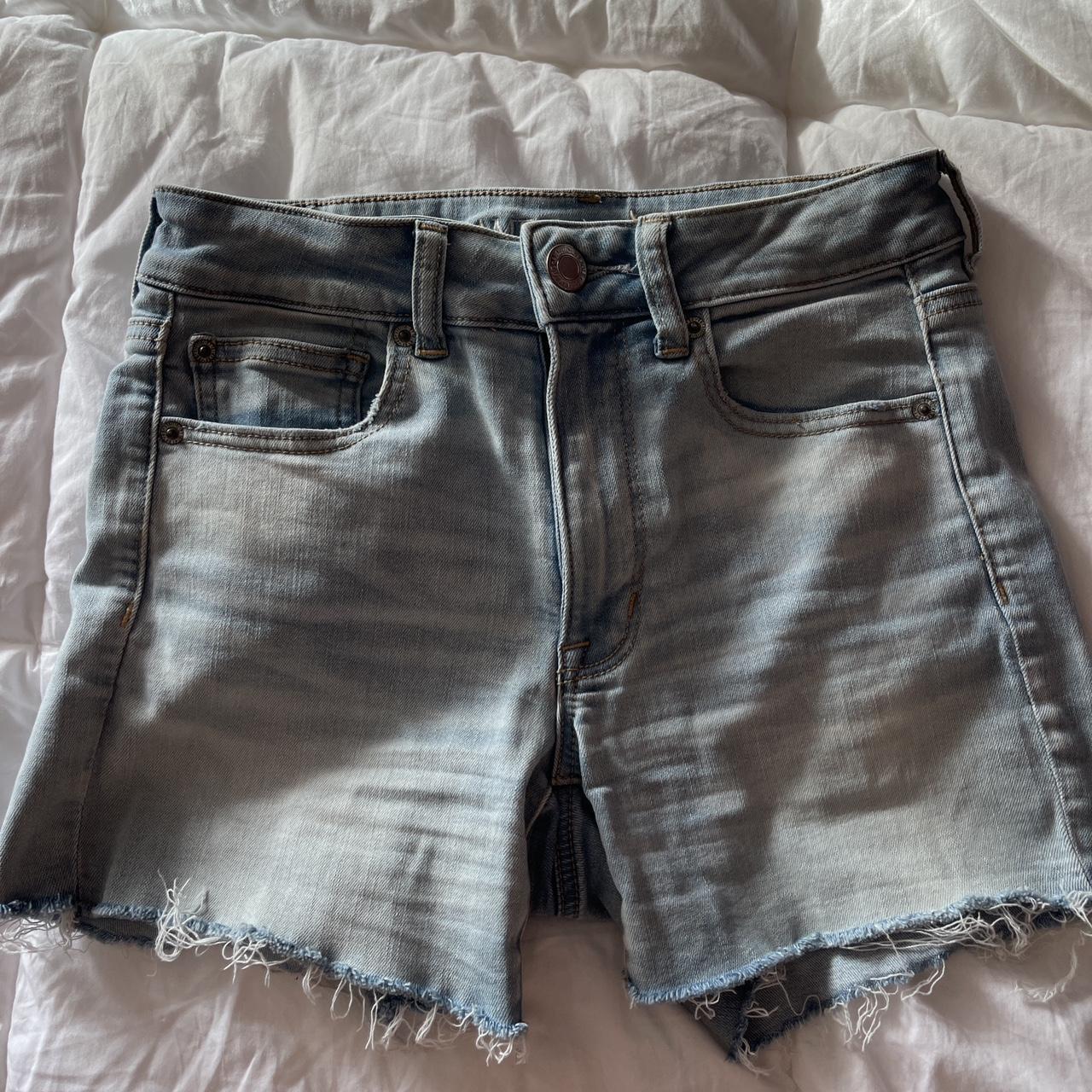 Light wash deals cut off shorts