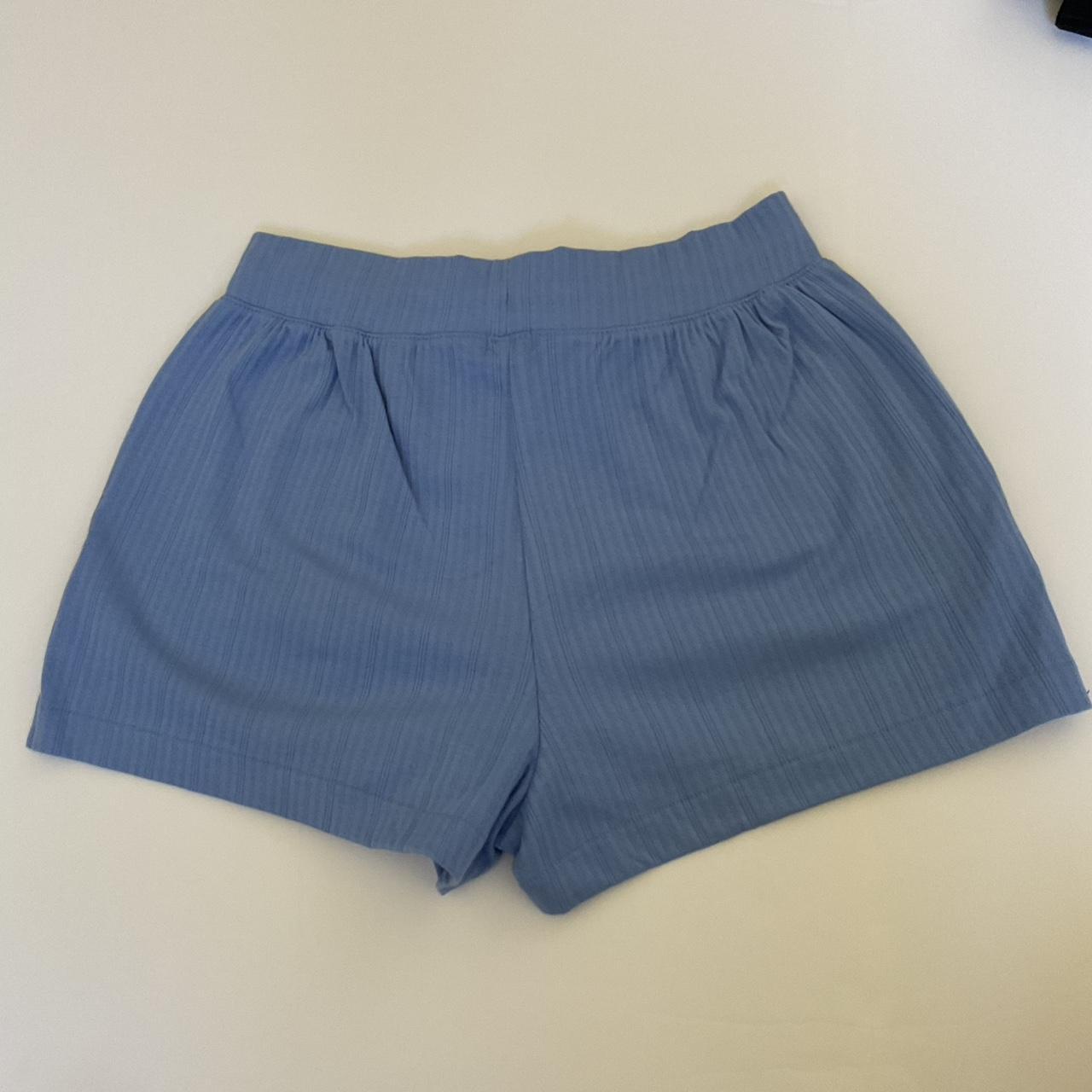 GAP Body blue pajama shorts in adorable pointelle... Depop