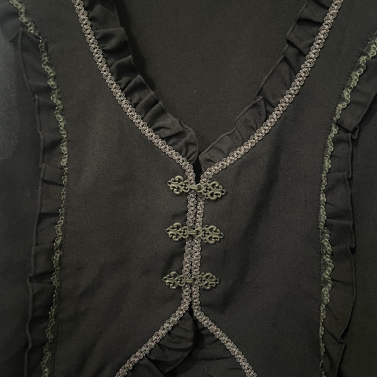 cutest axes femme vest! adjustable waist w/ tie in... Depop