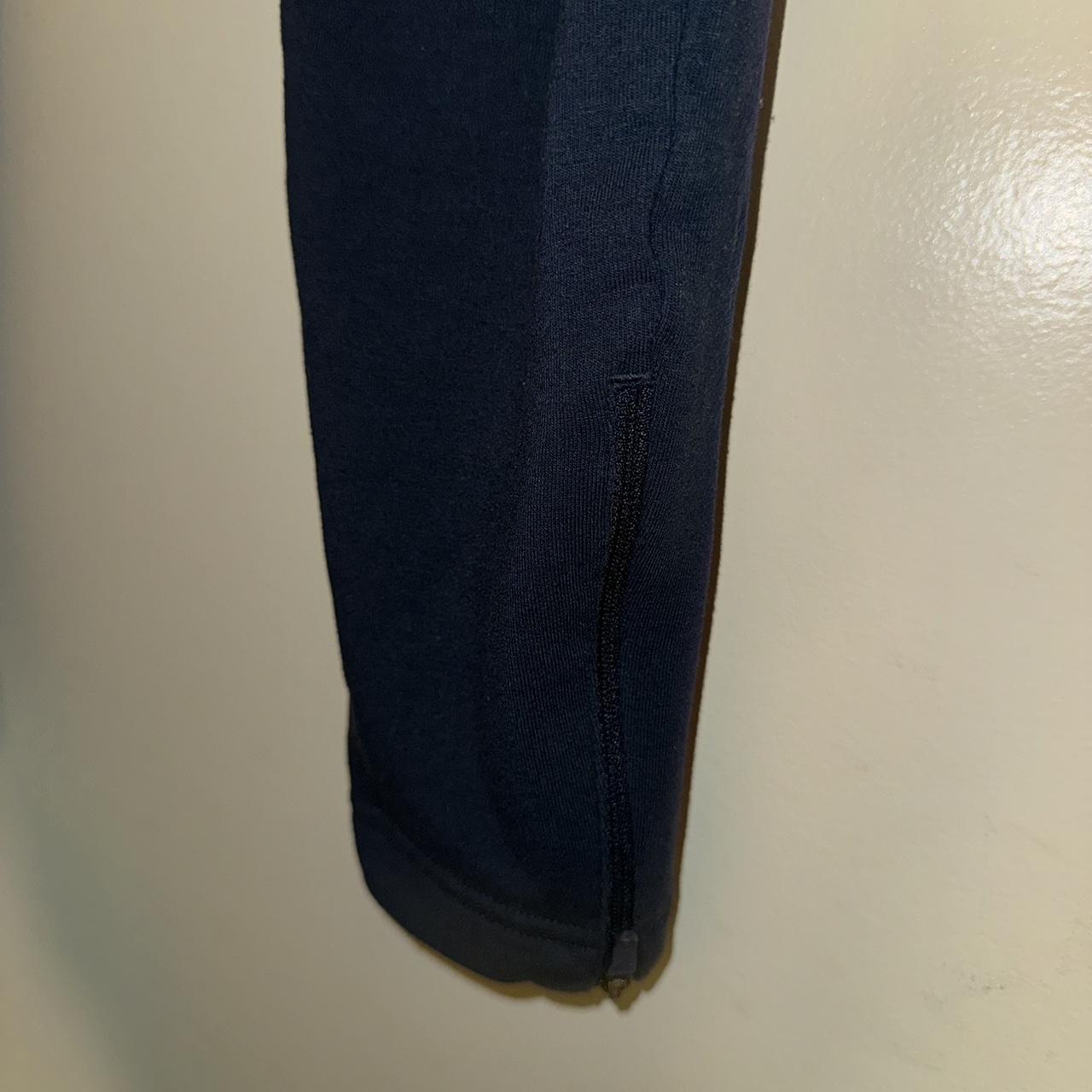 Blue Medium Gymshark slim sweatpants, they are thin. - Depop