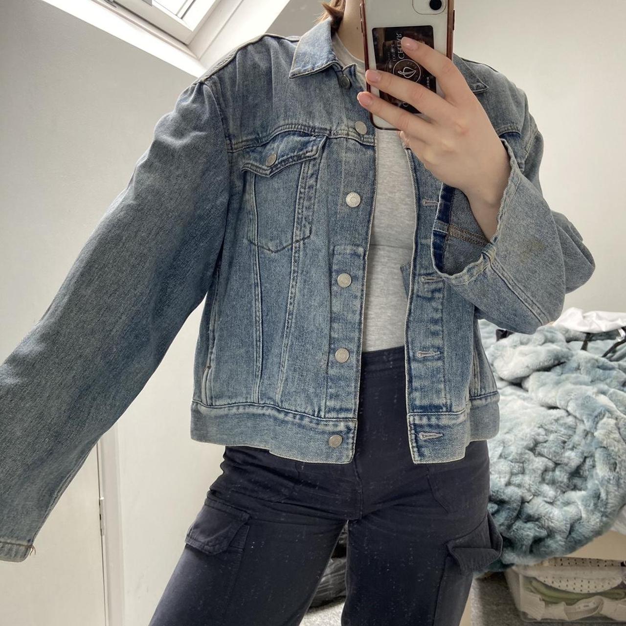 WEEKDAY Denim Jacket with wide sleeves Small mark on... - Depop