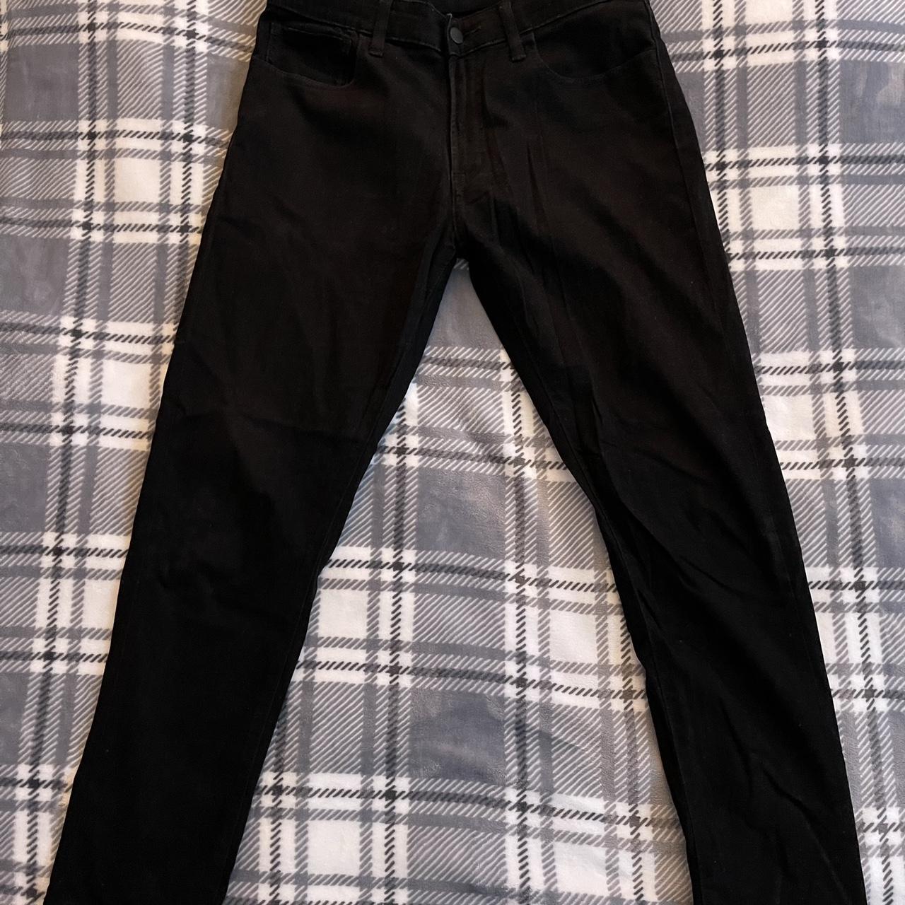 UNIQLO Men's Black Jeans | Depop