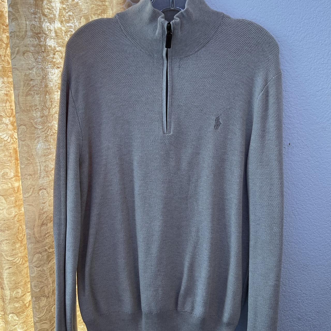 Polo ralph lauren pima online cotton half zip sweatshirt