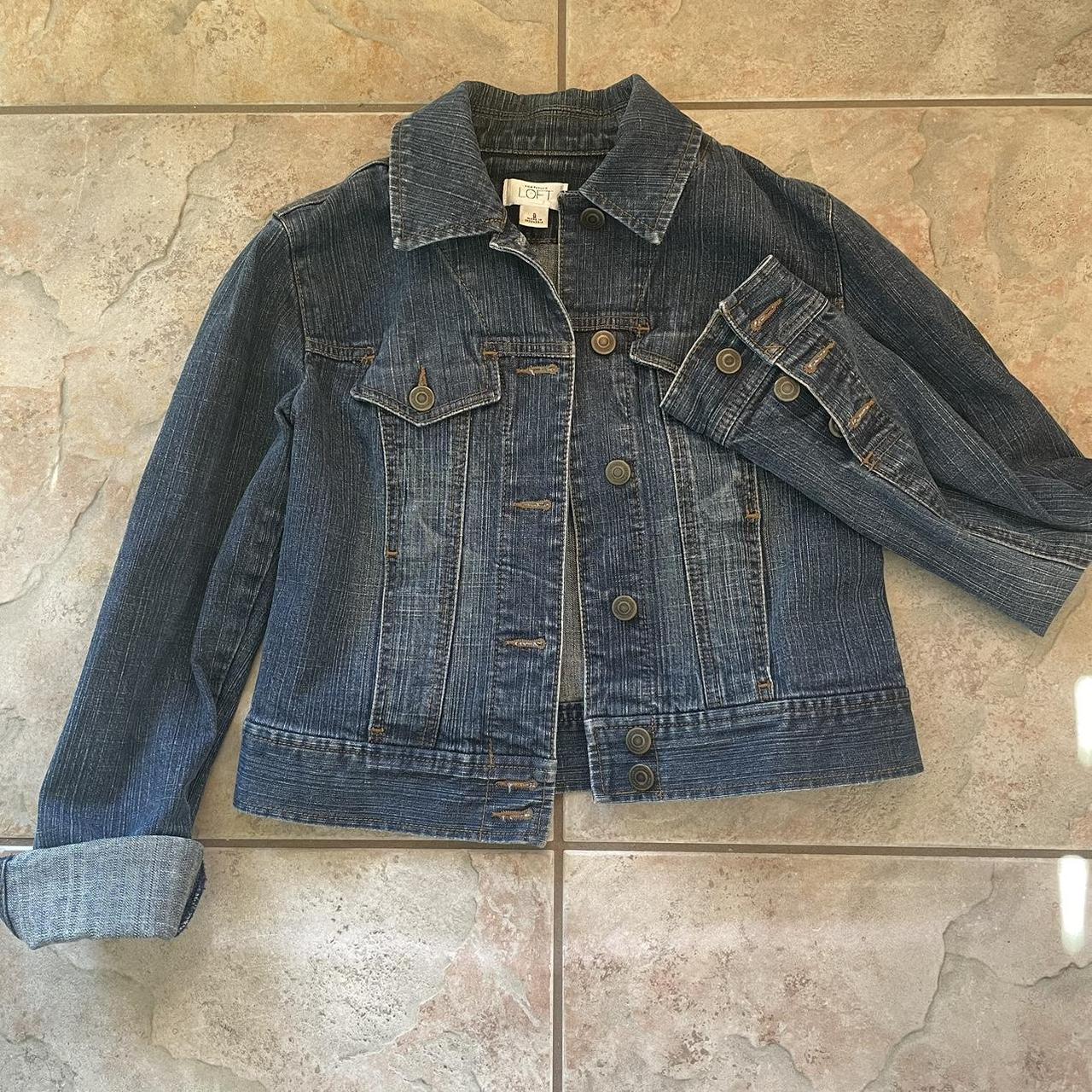 Ann taylor outlet loft jean jacket