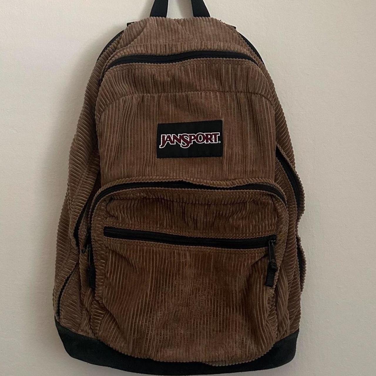 Vintage corduroy Jansposport book bag good 90s