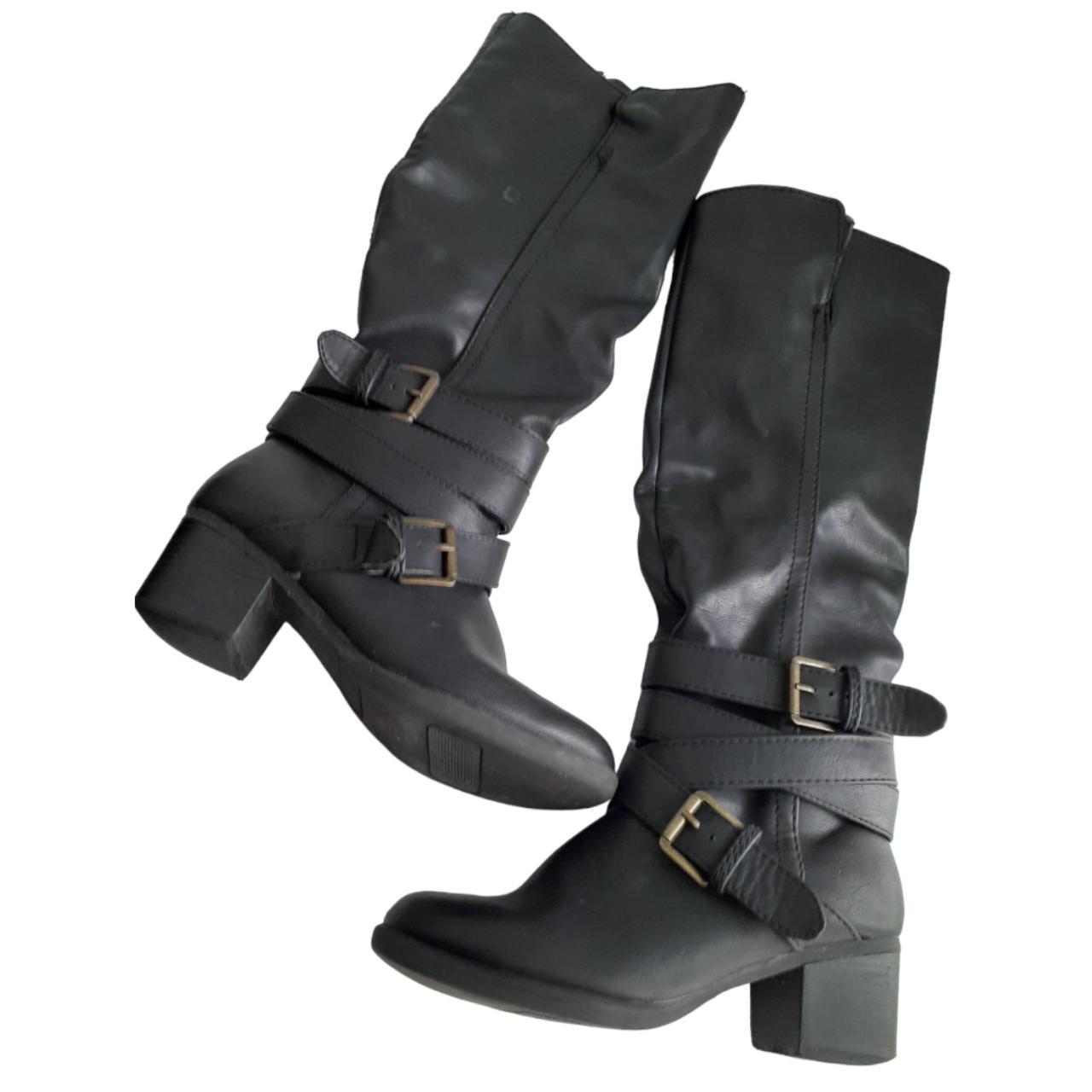 Target black riding store boots