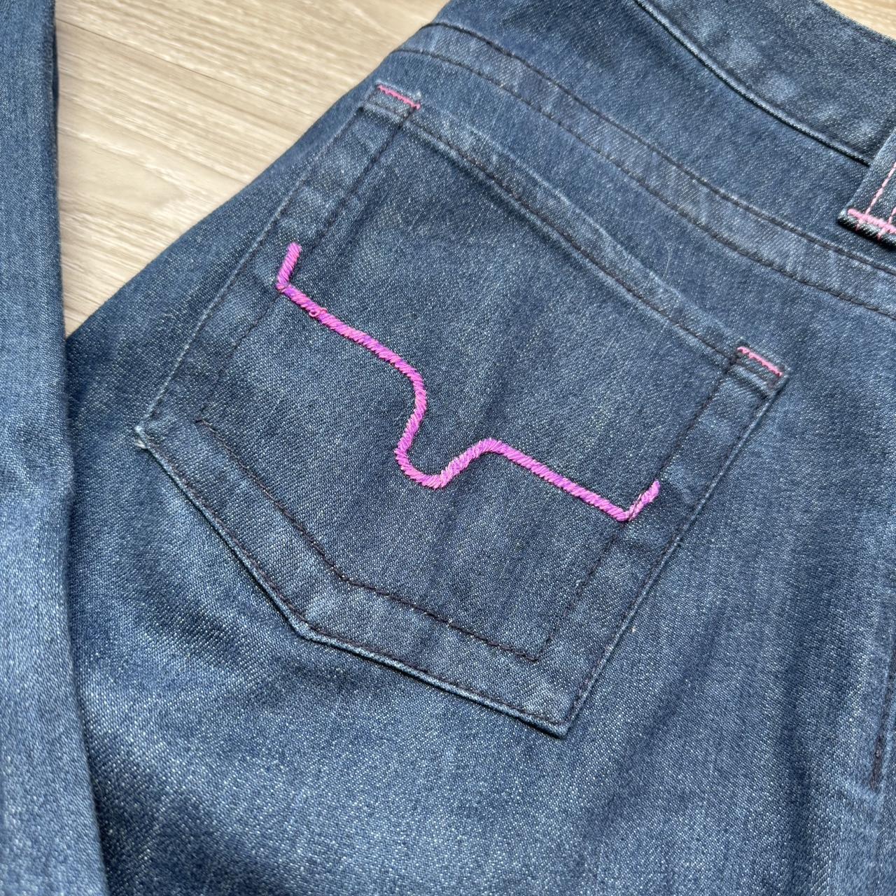 Pink Kimes Betty Seventeen Jeans. Size 4/32 rockies... Depop