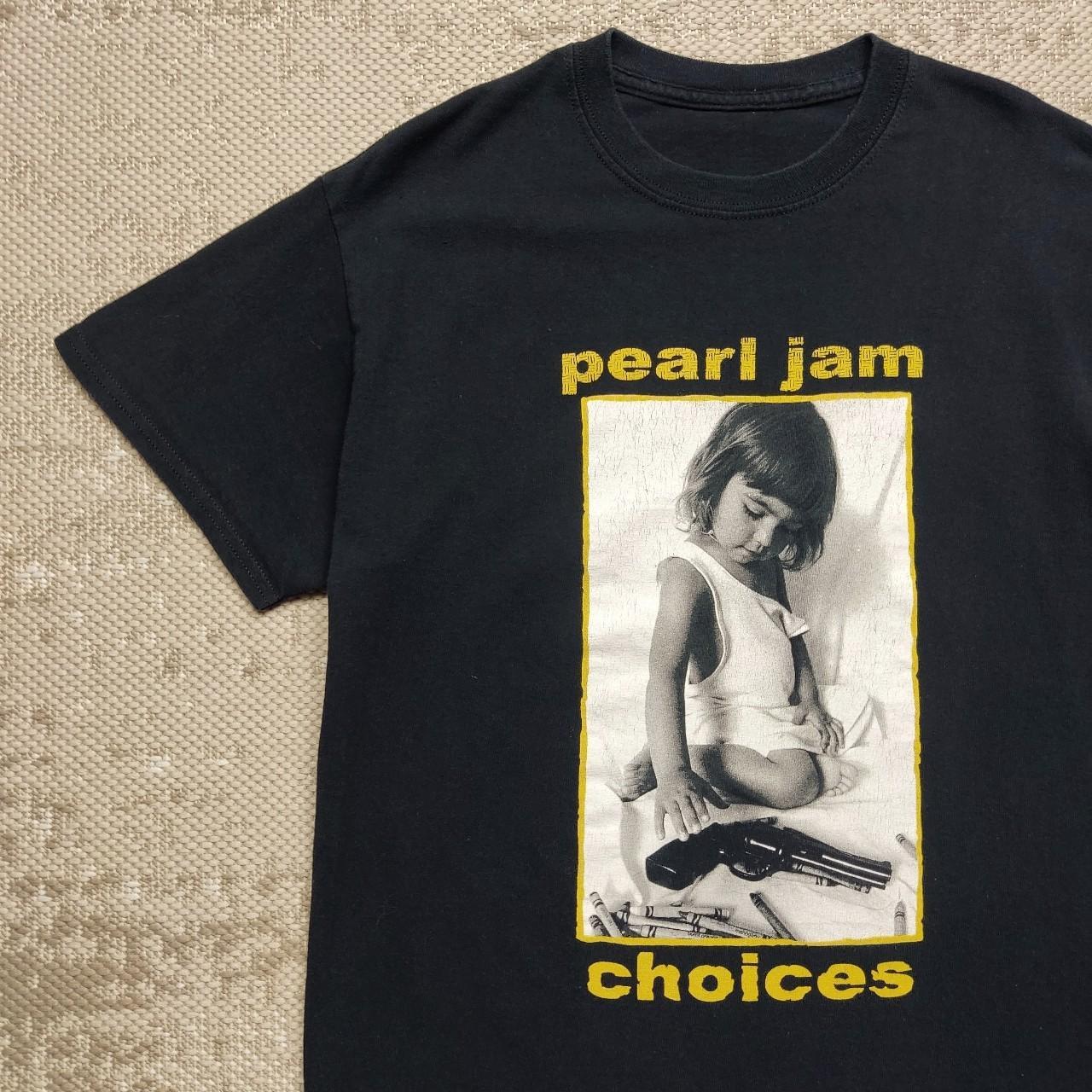 Vintage 1992 Pearl Jam choices t shirt size - Depop