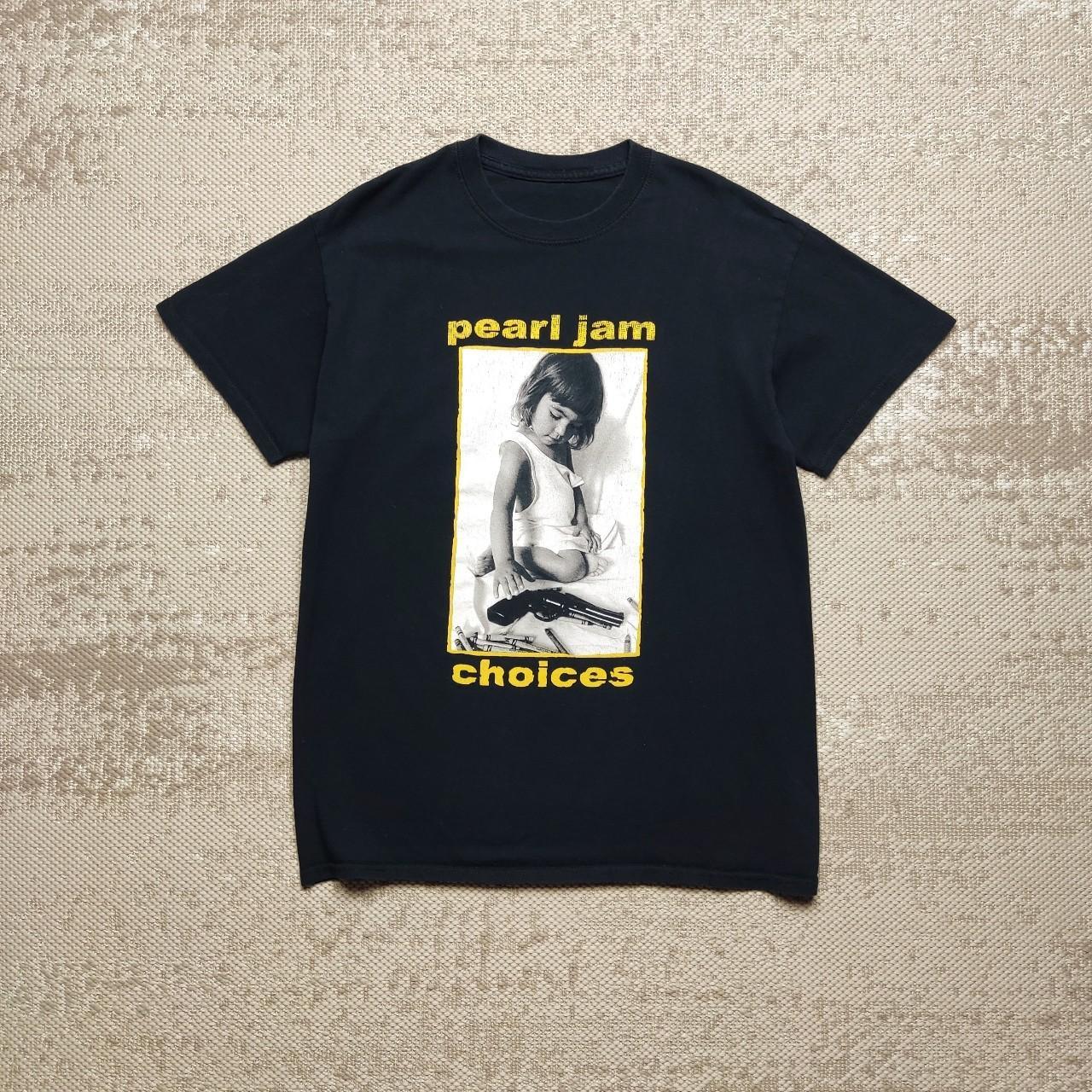 Pearl Jam, a new version of the classic Choices t-shirt 