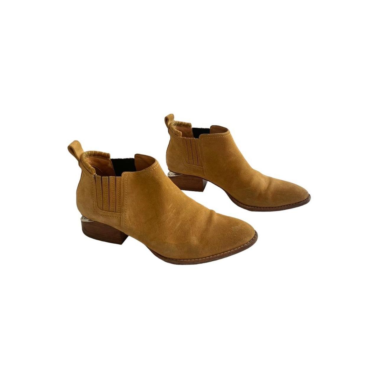 Alexander Wang Kori Suede Leather Ankle Boots . Depop