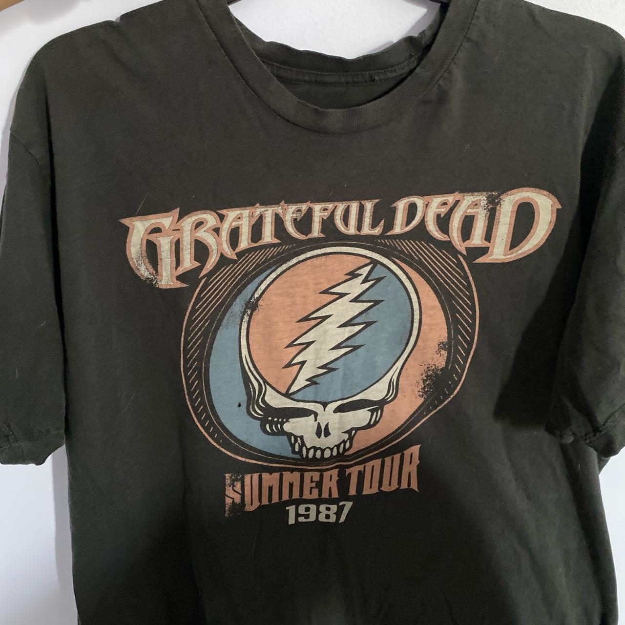 Vintage Grateful Dead '87 Tour Shirt This is a rare - Depop