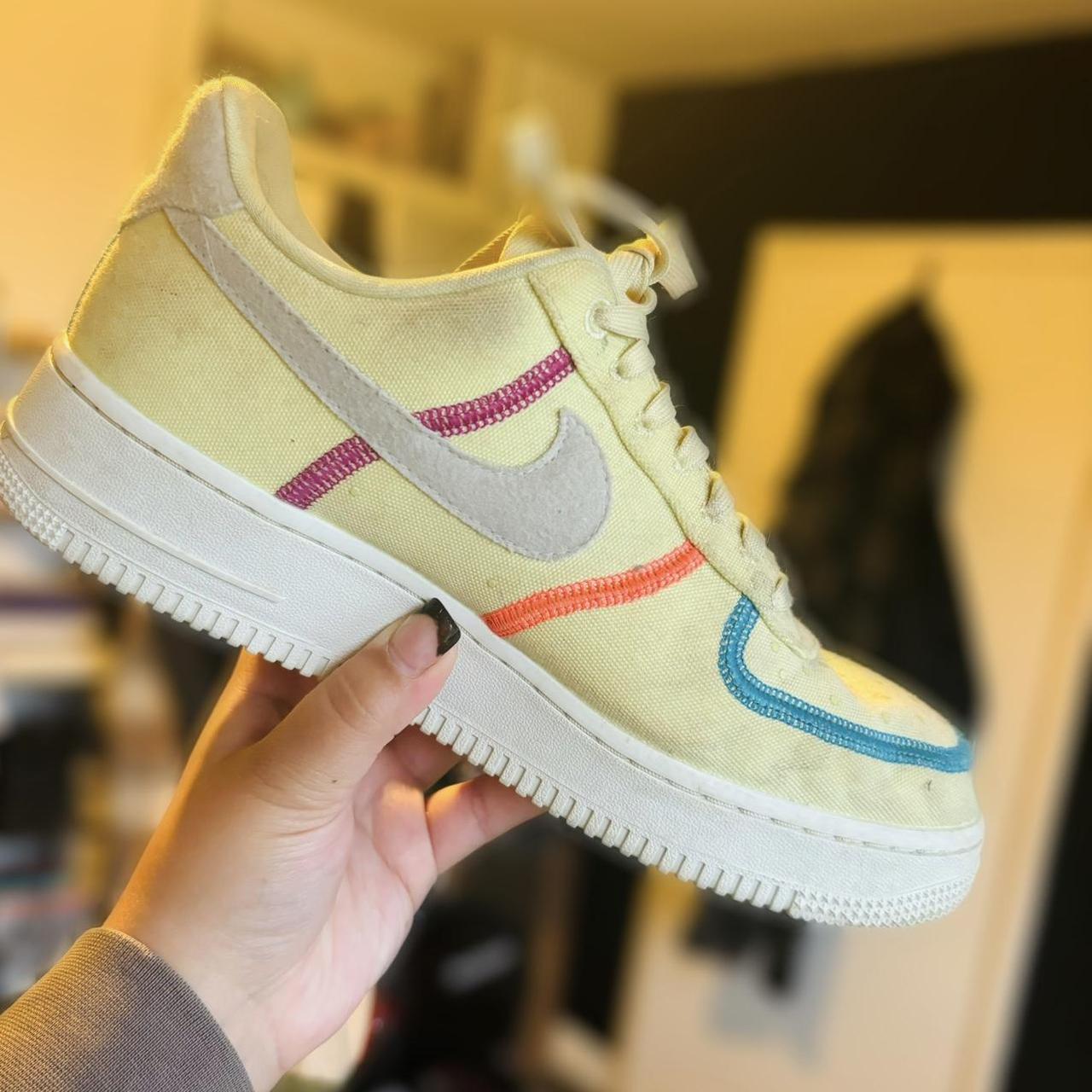 Pastel yellow nike air force 1 online