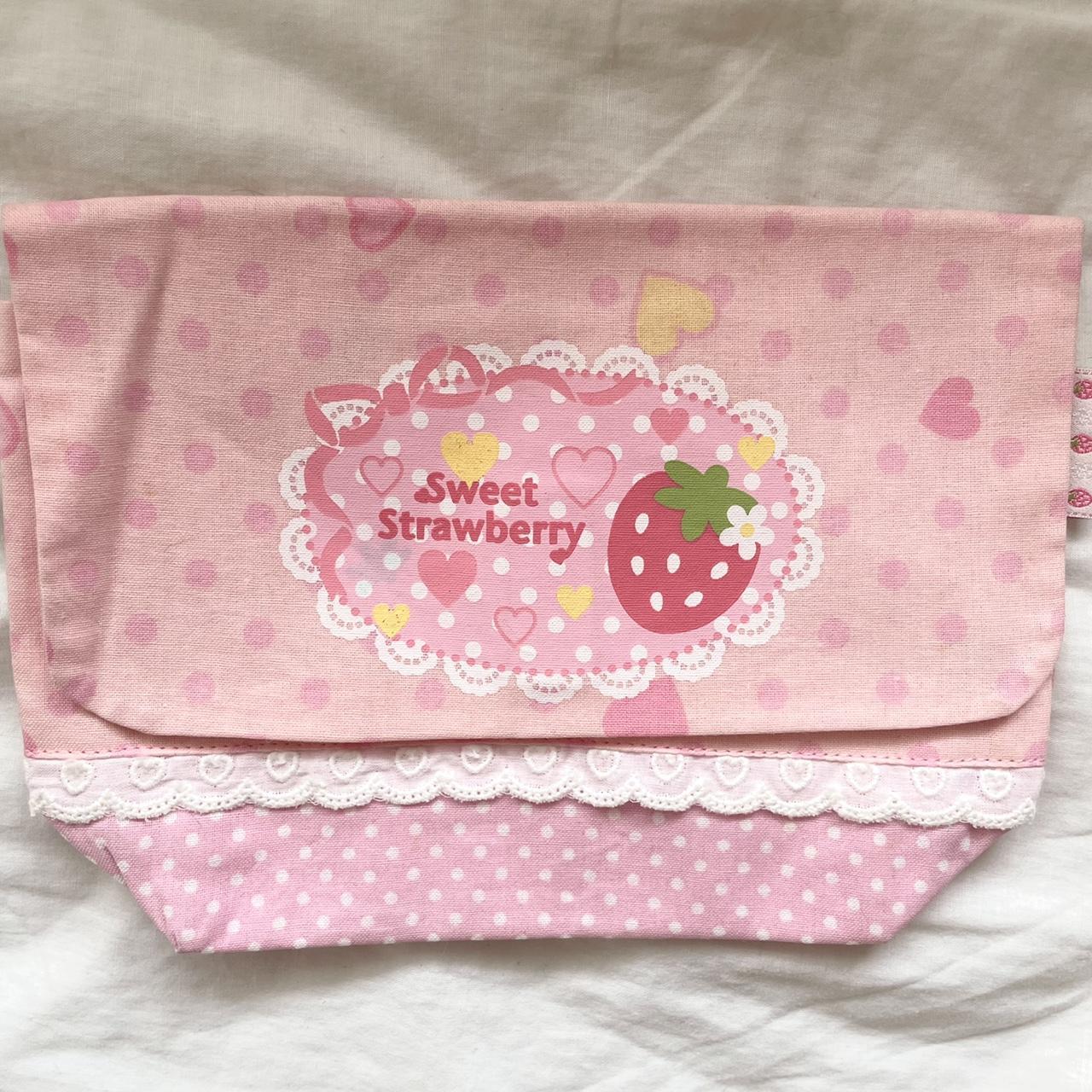 READ BIO mother garden strawberry and lace pouch has... - Depop