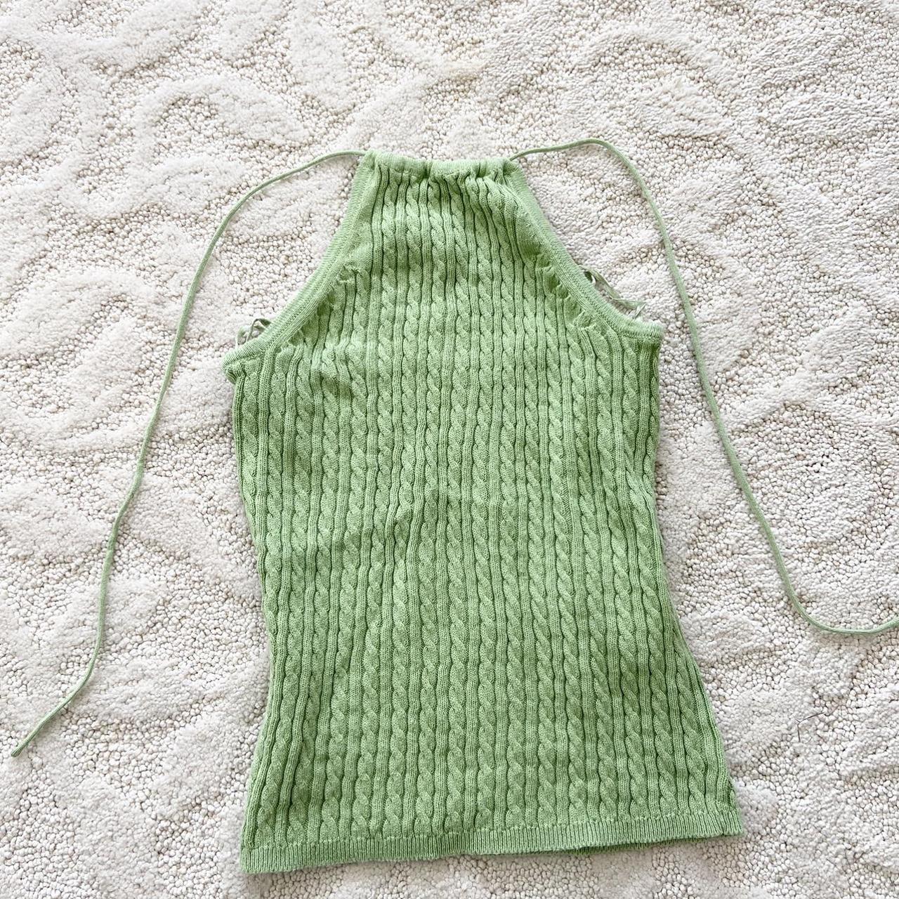 Gap Factory Women's Green Vest Depop