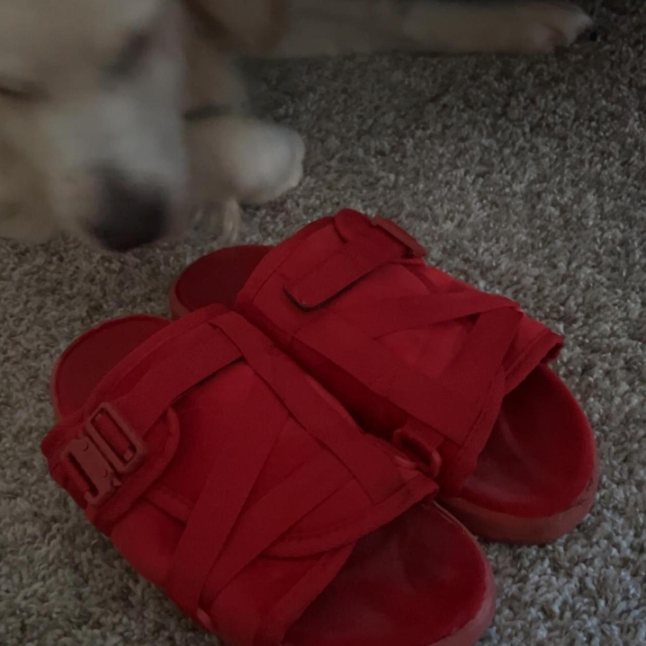 Men's Slides - Red - US 12 – Red Draco Slides Ret… - image 1