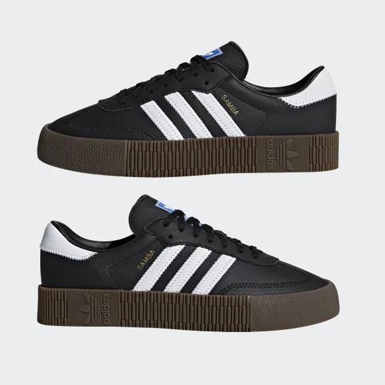 Adidas Women's Black and Brown Trainers