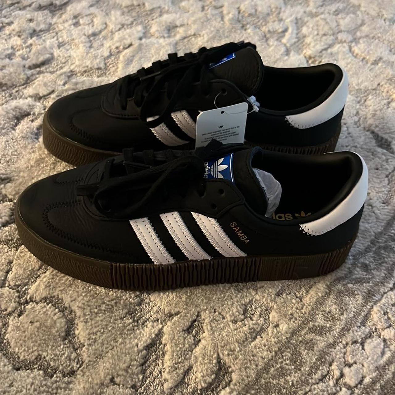 Adidas Women's Black and Brown Trainers (2)