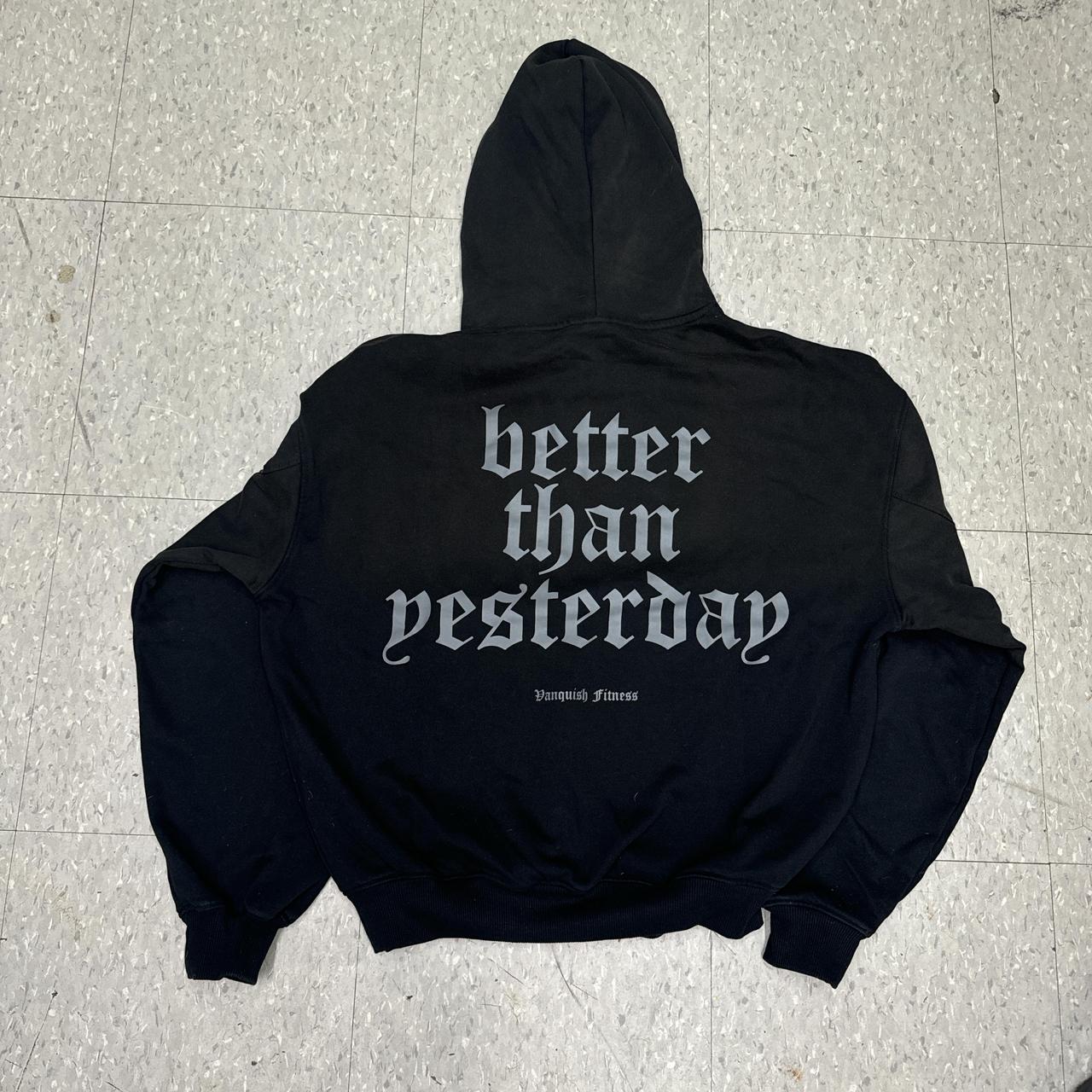 VANQUISH BETTER THAN YESTERDAY HOODIE 黒 楽天市場】ヴァンキッシュフィットネスVANQUISH BETTER THAN