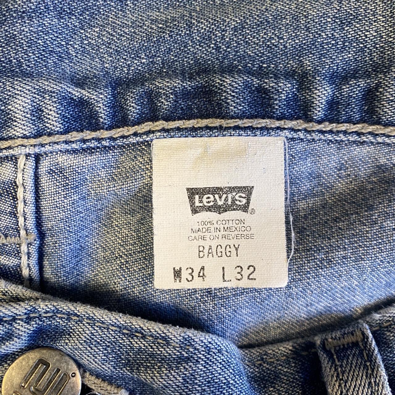 Vintage Baggy L2 Levi’s Jeans Size 34 X 32, In... - Depop