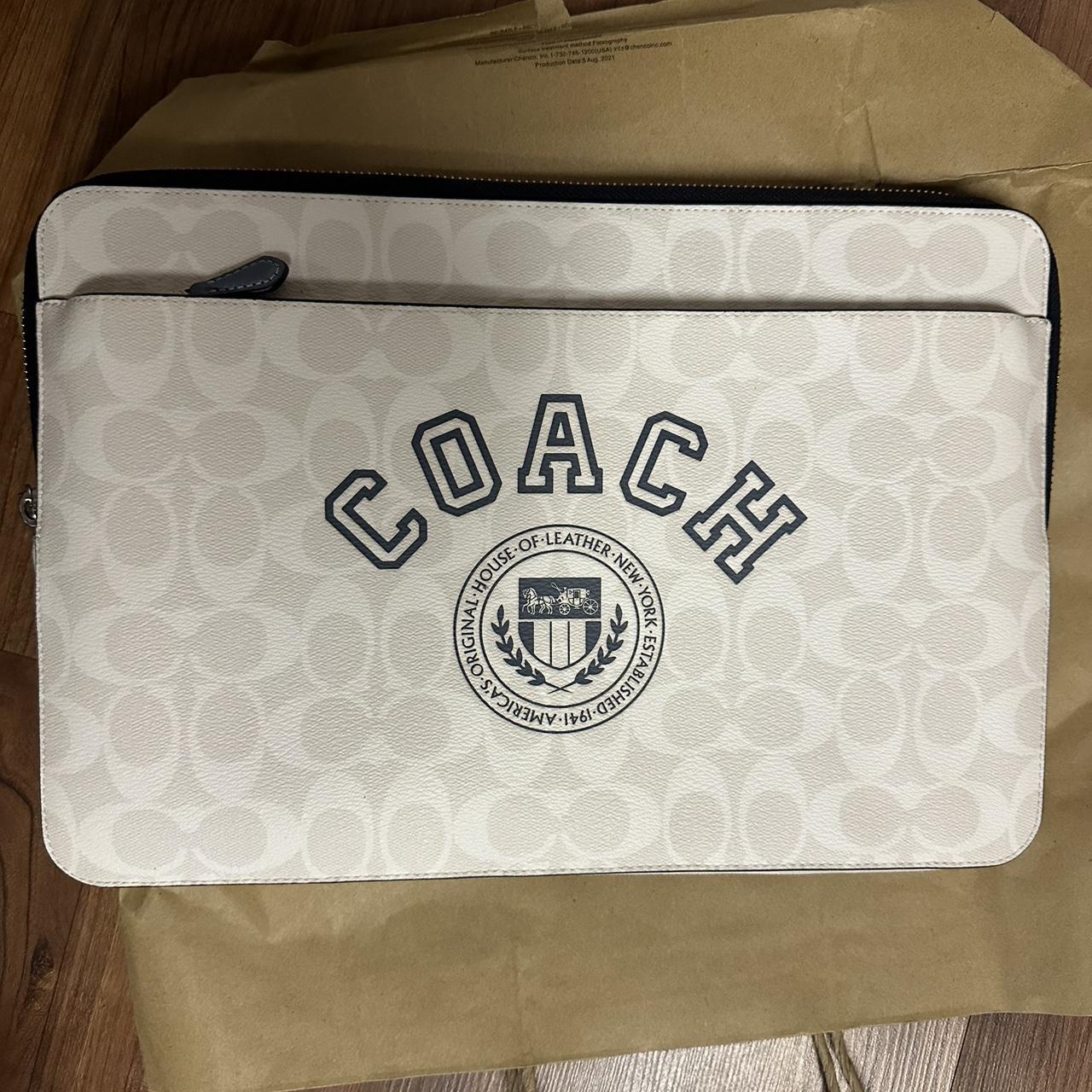Coach laptop case Depop