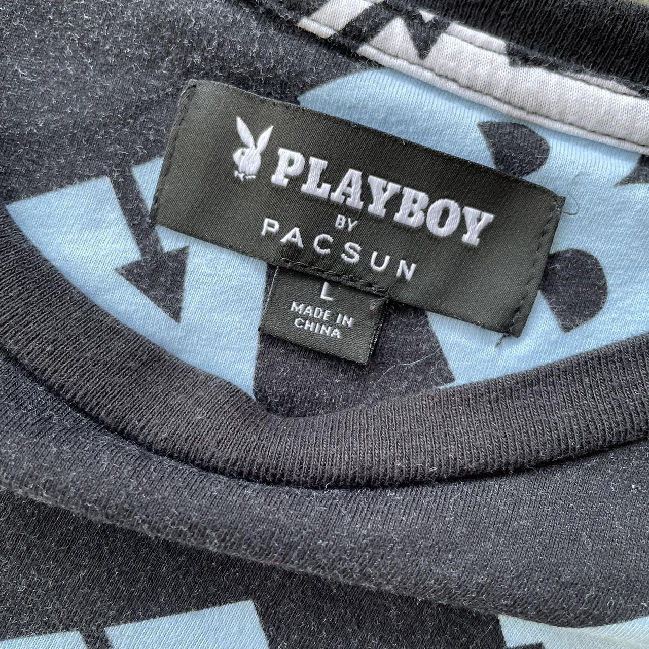 Size Medium pastel playboy graphic tee from pacsun. - Depop