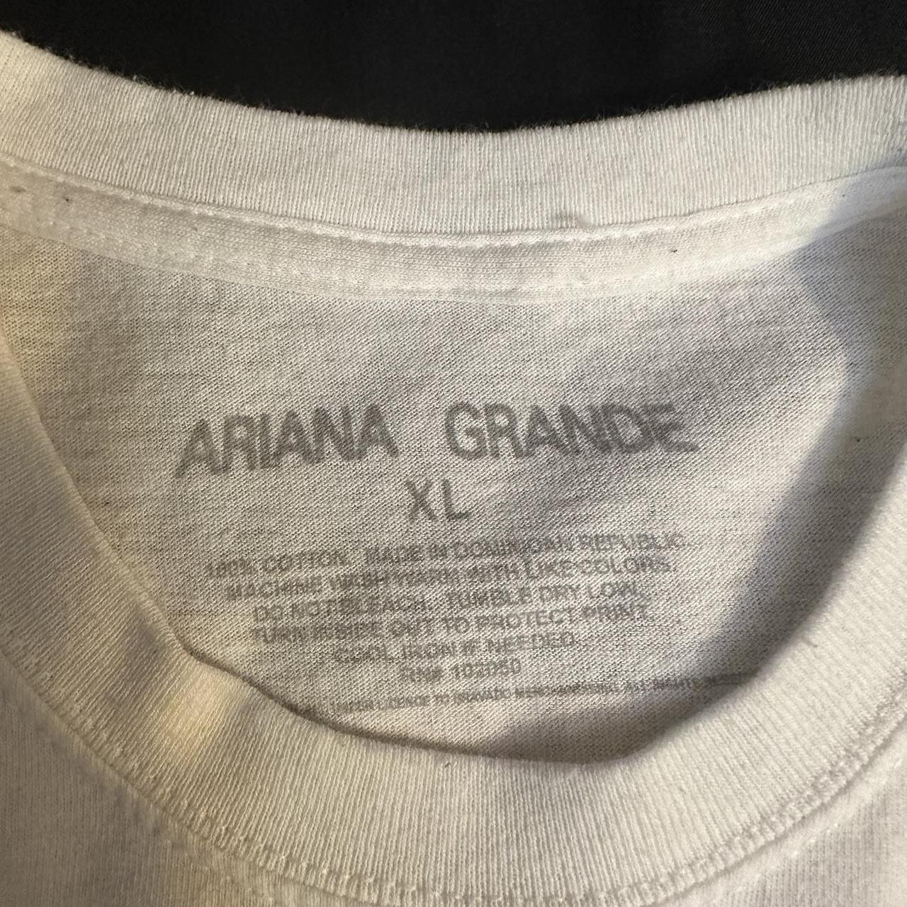 Ariana Grande Men's White and Blue T-shirt (3)
