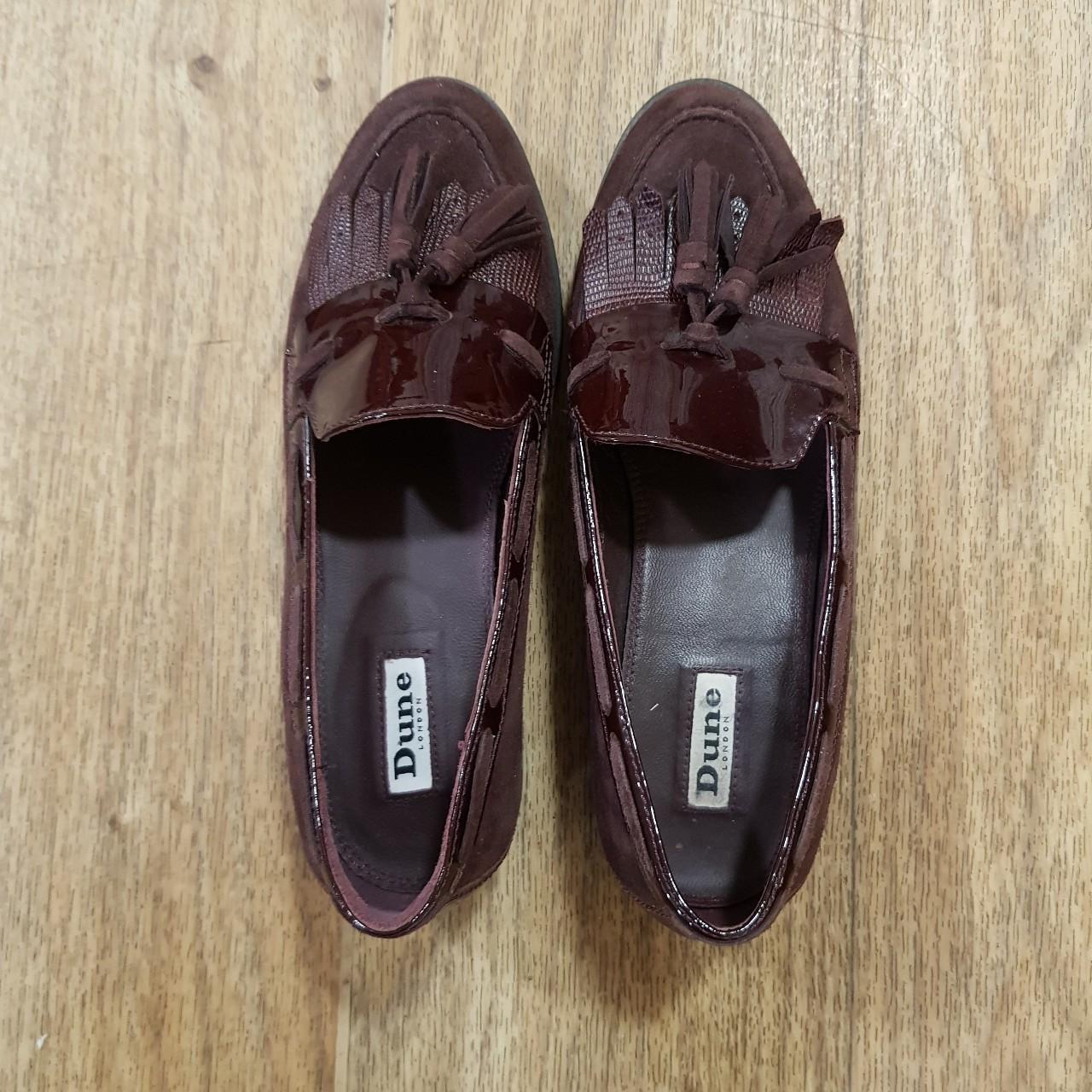 Dune hot sale burgundy loafers