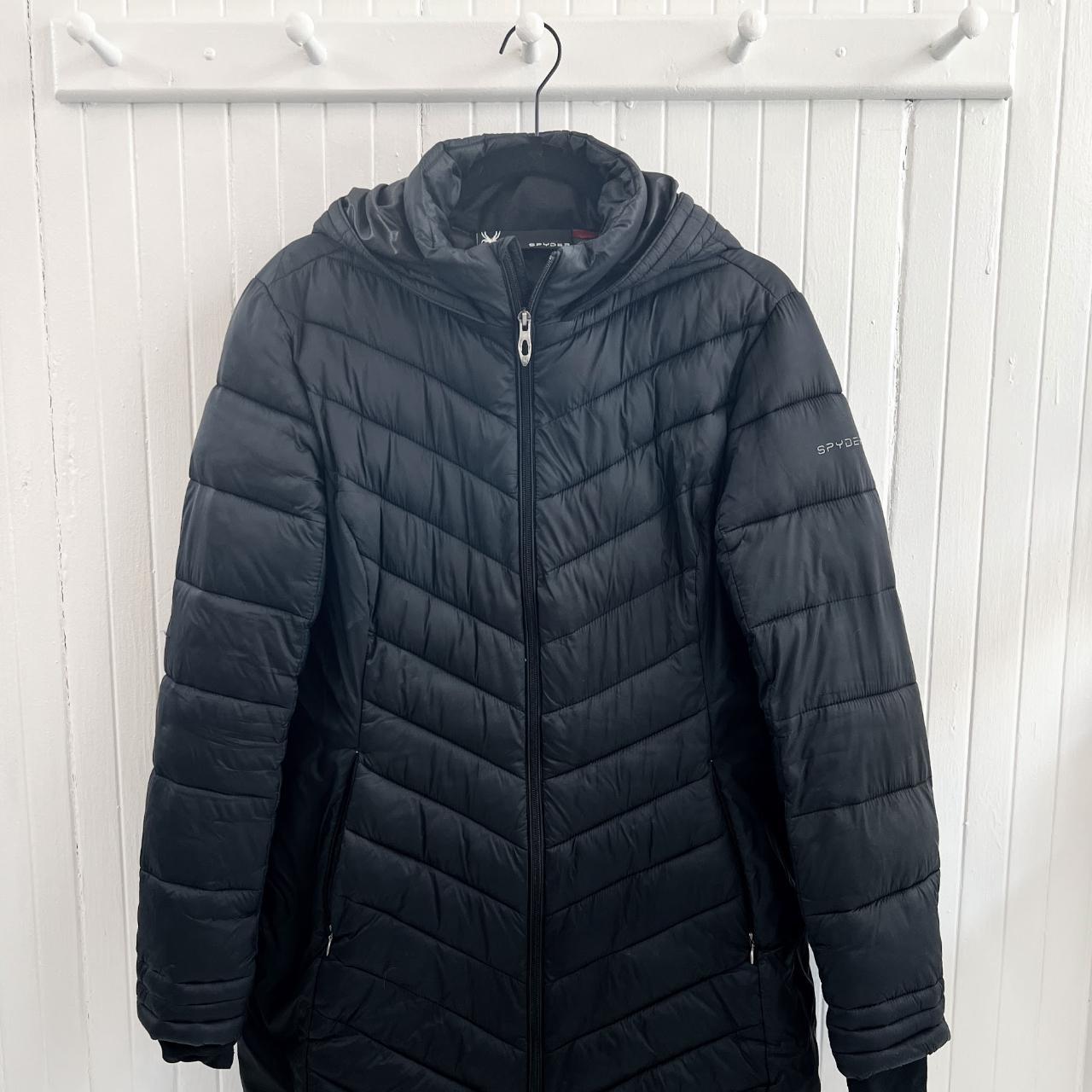 Spyder long down on sale jacket