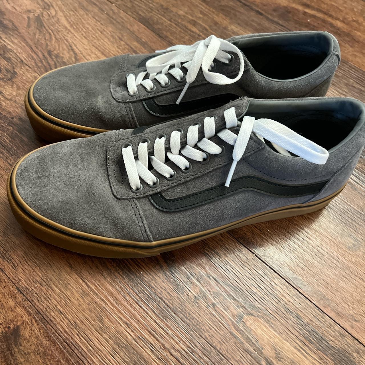 Frost gray gum sole vans best sale