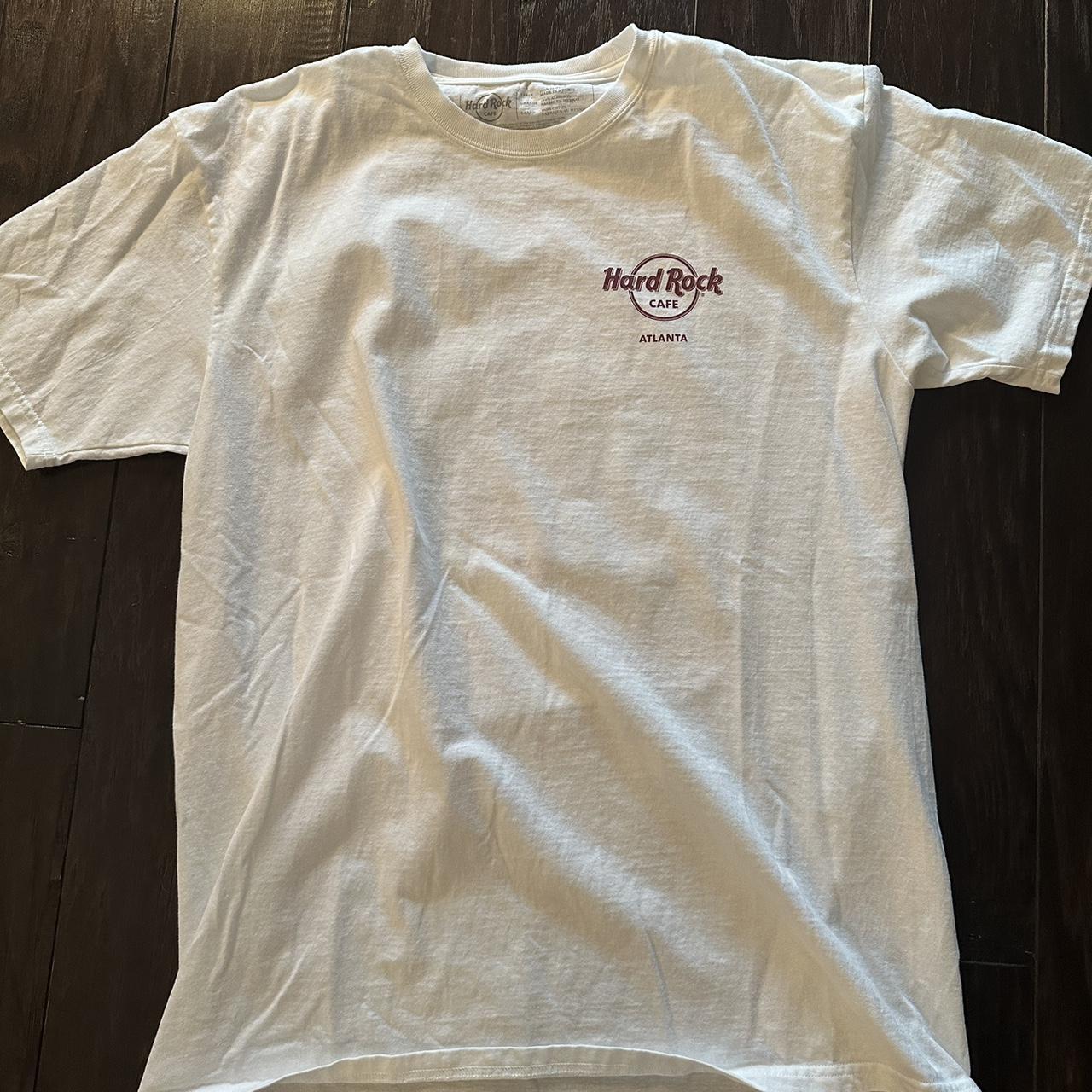 Hard Rock Cafe Men's White T-shirt | Depop