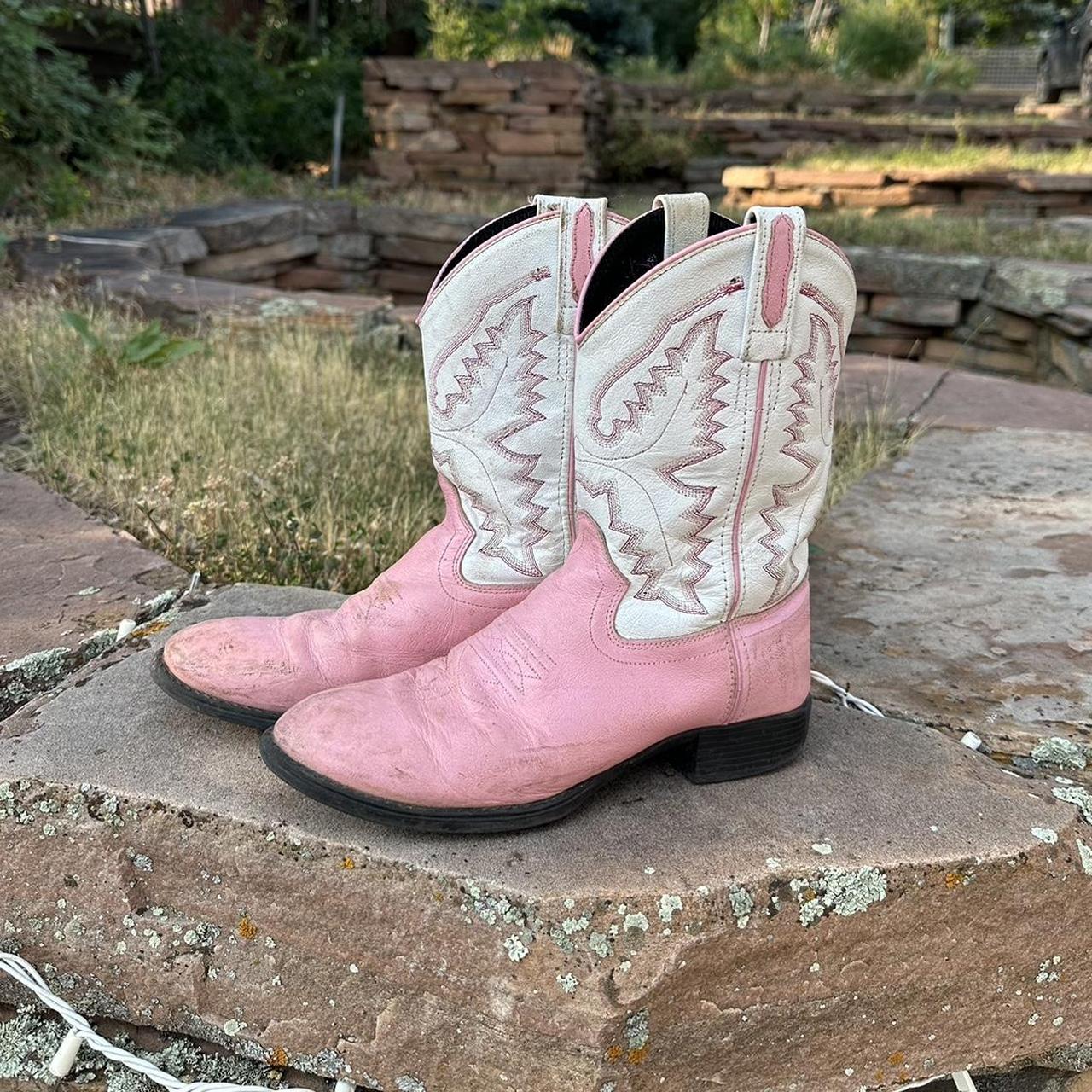 Old west pink boots best sale