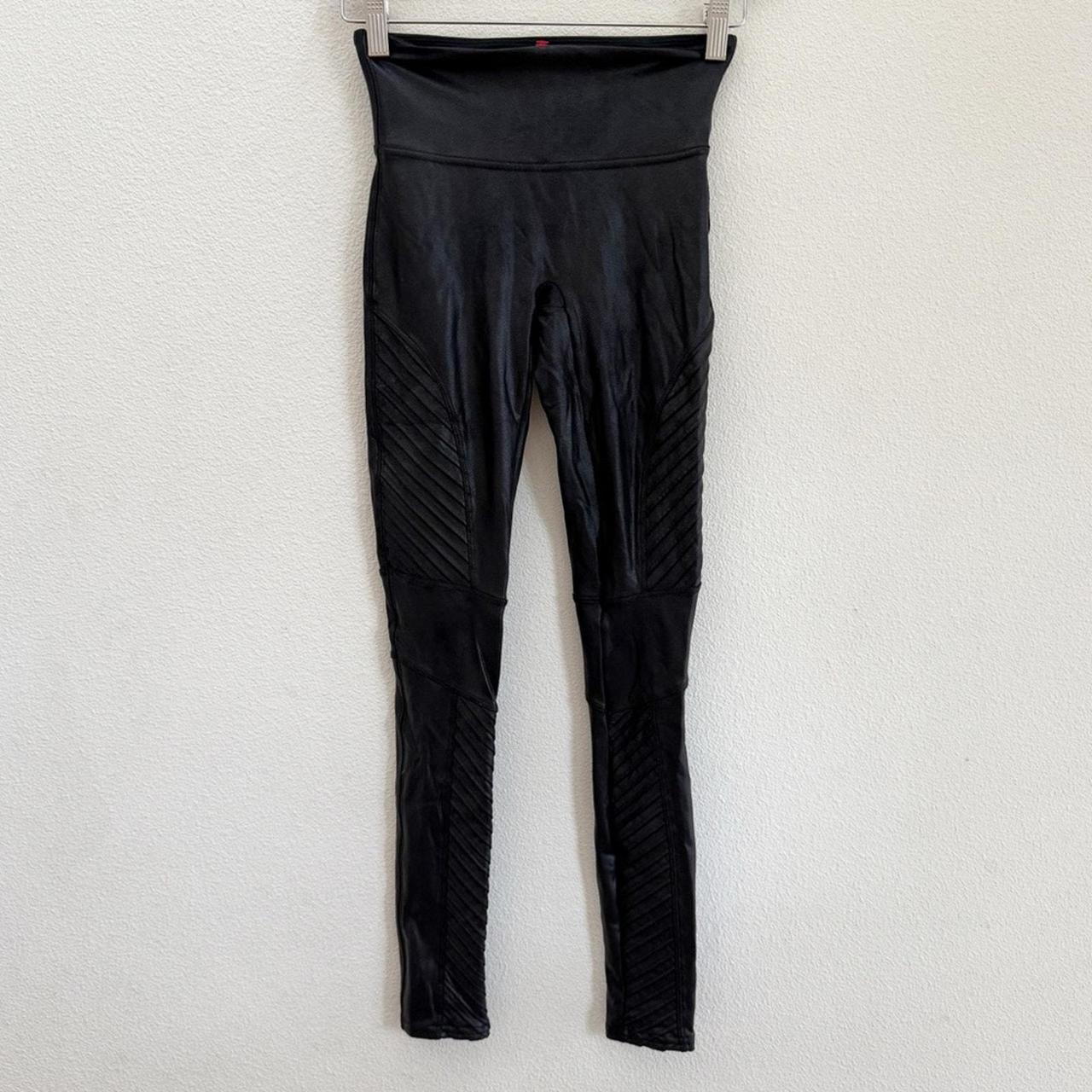 Spanx Women's Leggings Black XS – Spanx Faux Leather Moto