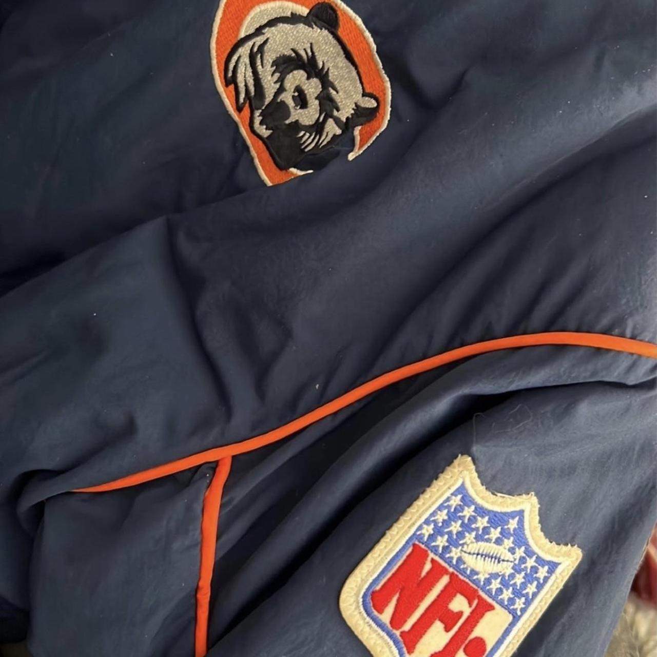 Amazing Vintage Starter Chicago Bears Varsity Jacket - Depop