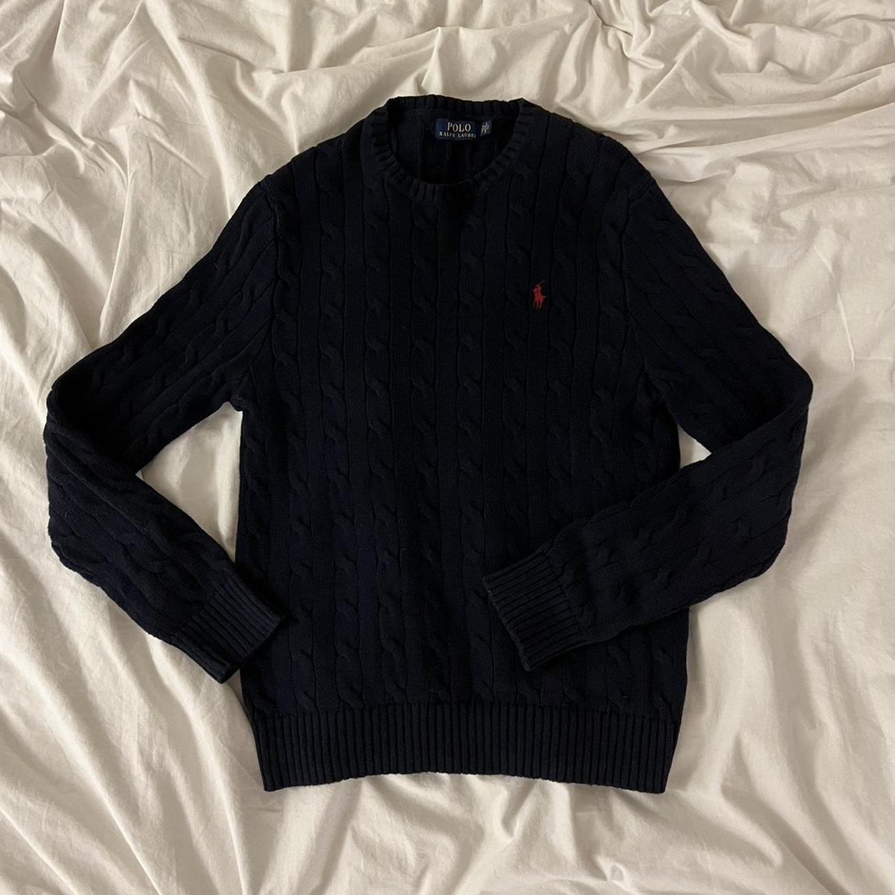 Polo Ralph Lauren Men's Navy Jumper | Depop