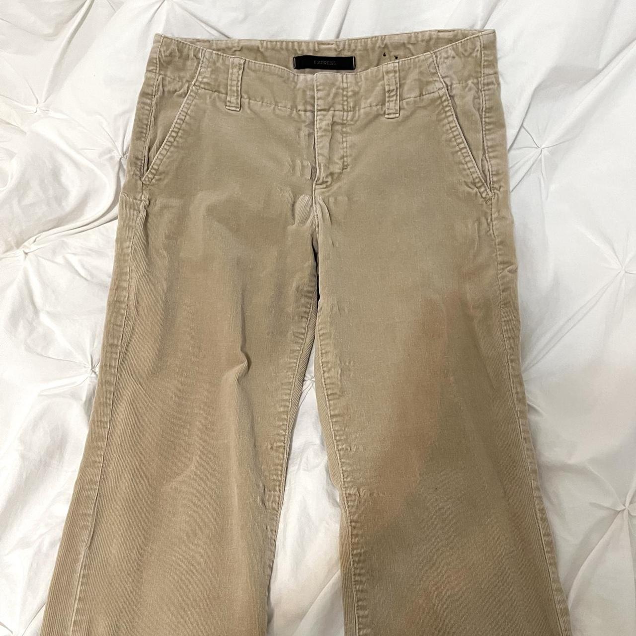 Women's Cream and Tan Bottoms | Depop