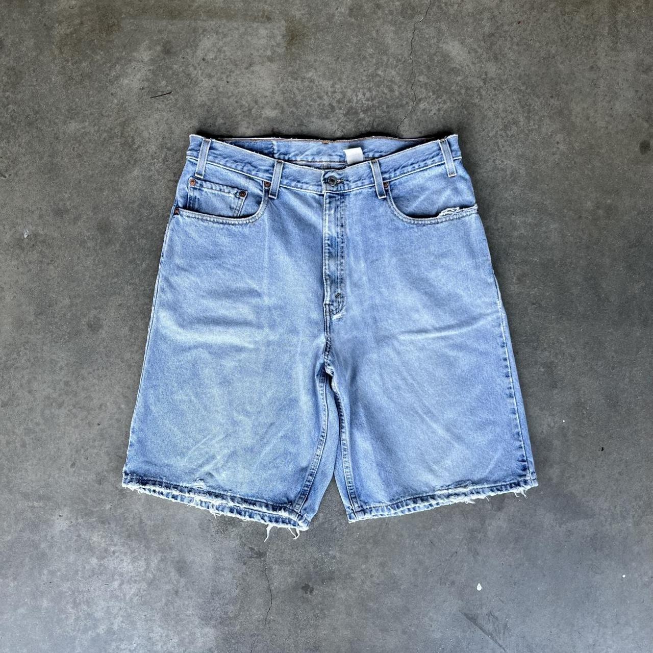 Levi's Men's Blue Shorts | Depop