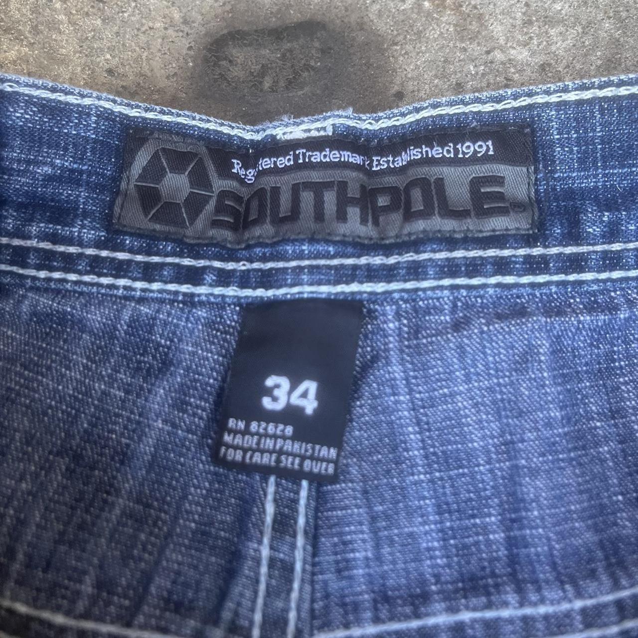 Y2K Southpole Jorts Actual size 33 Great pair of... - Depop