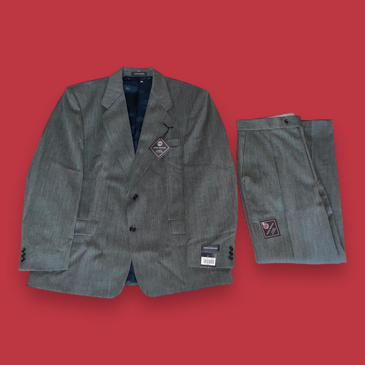 Men's Grey Suit Depop