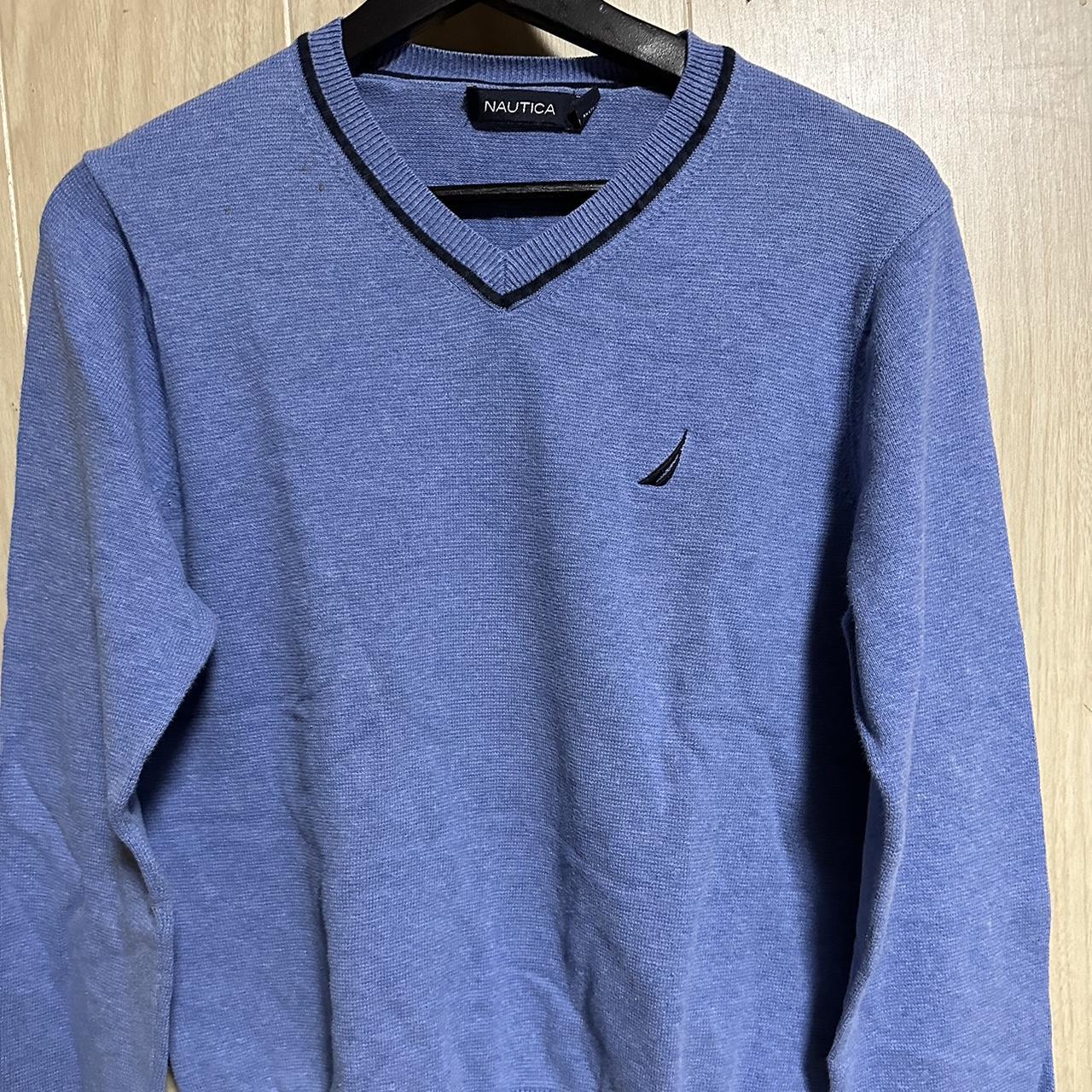 Blue clearance nautica sweater