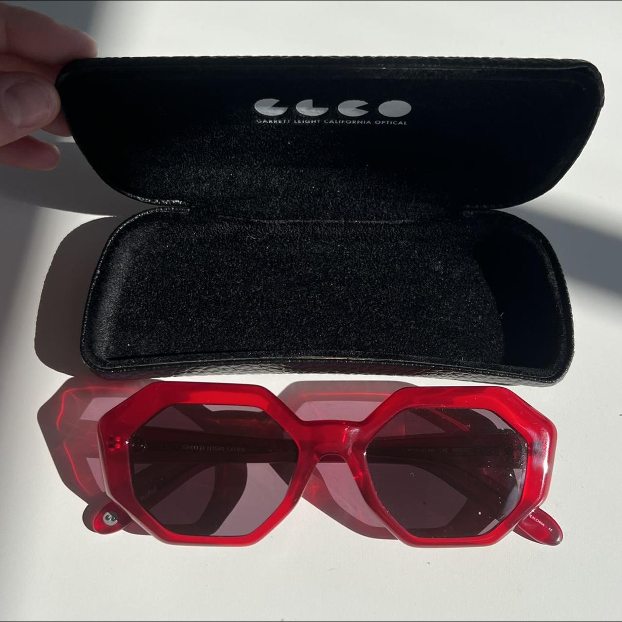 Garrett Leight Women's Red Sunglasses