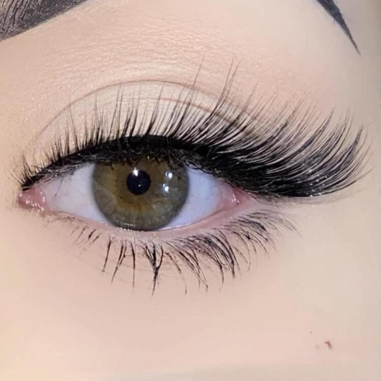 Cat eye fox eye black strip false eyelashes easy... Depop