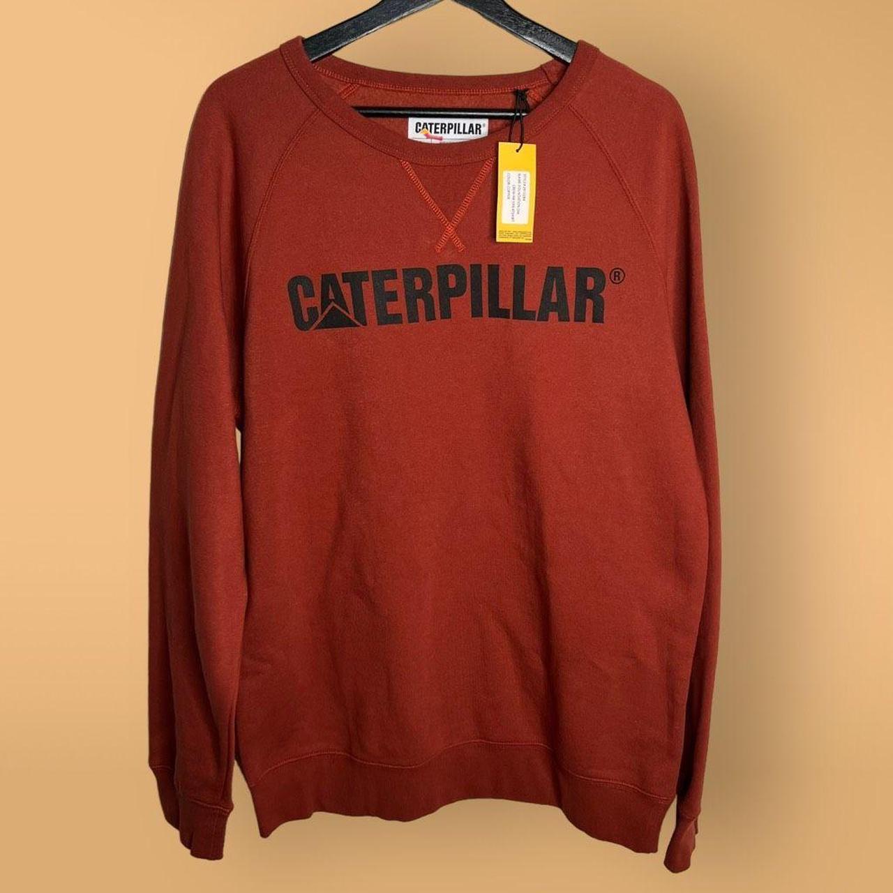 NEW Caterpillar Heavy Equipment Crewneck Sweater sz... - Depop