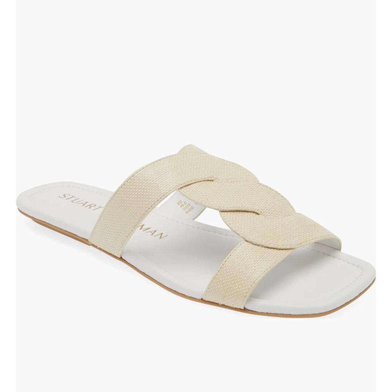 ＊Stuart Weitzman＊ IBIZA 75 SLINGBACK SANDAL Stuart Weitzman Ibiza Slide Sandal in Brown | Lyst