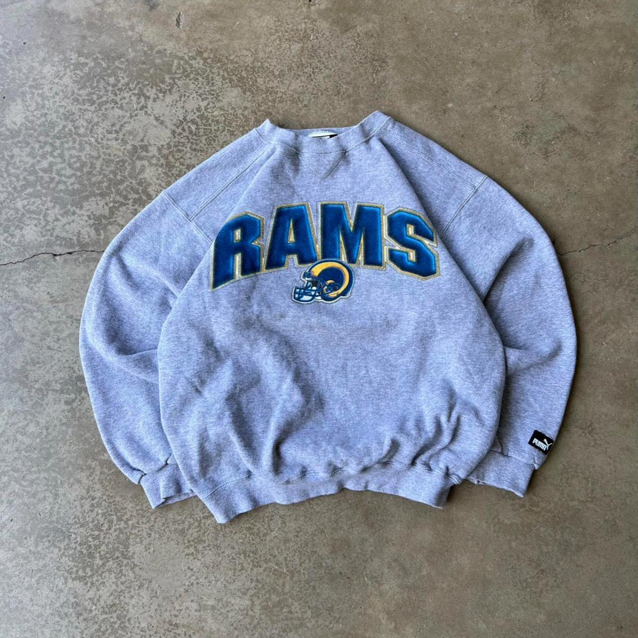 Vintage Los Angeles Rams Sweatshirt All items are - Depop
