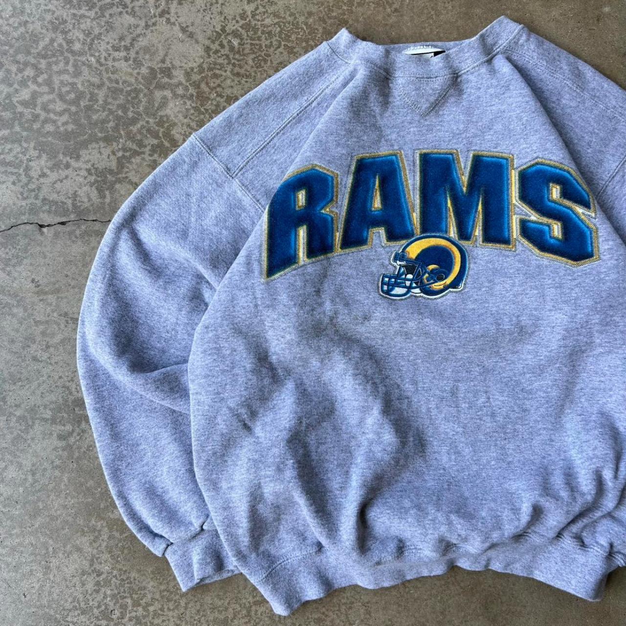 Vintage Los Angeles Rams Sweatshirt All items are - Depop