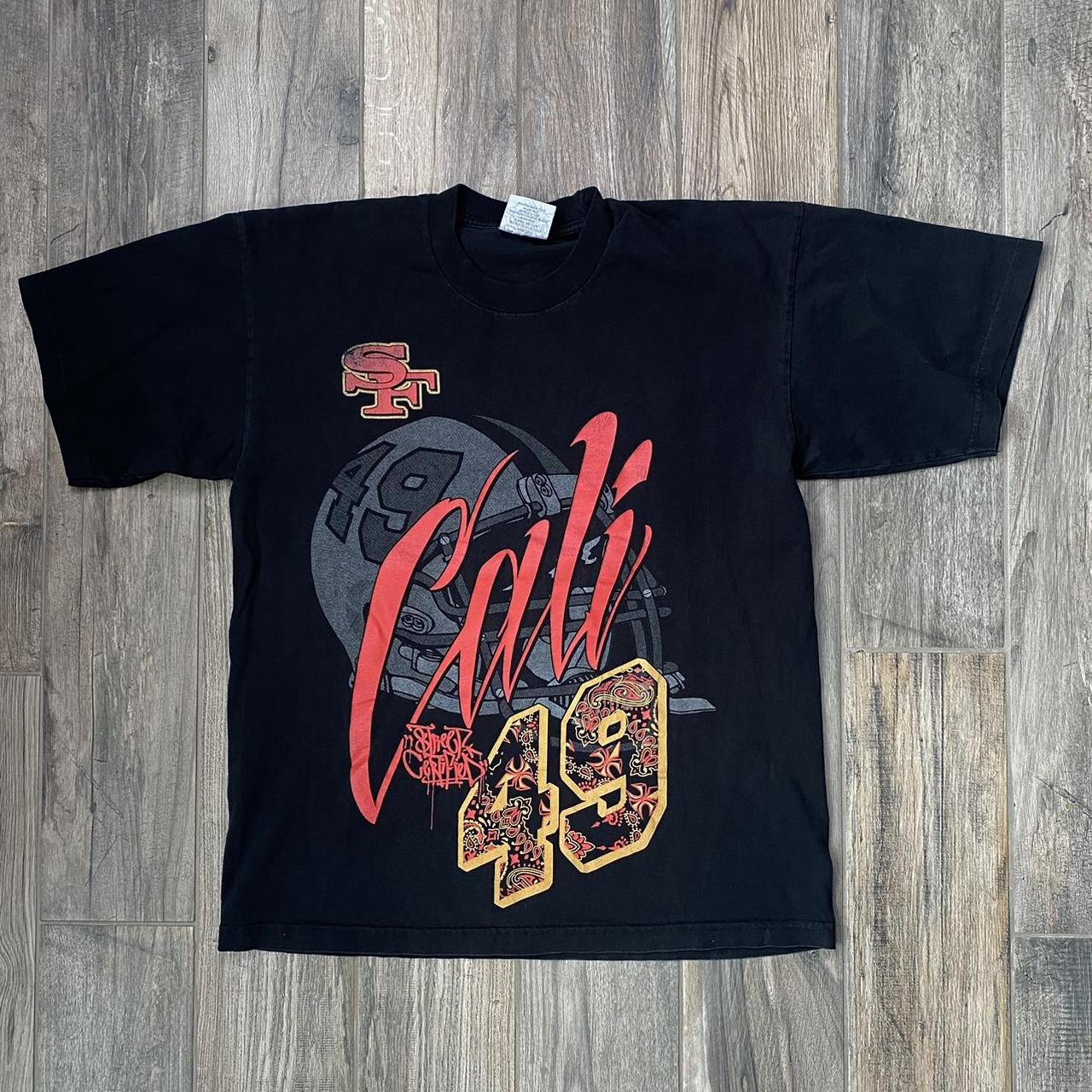 San Francisco 49ers Black Shirt Vintage looking - Depop