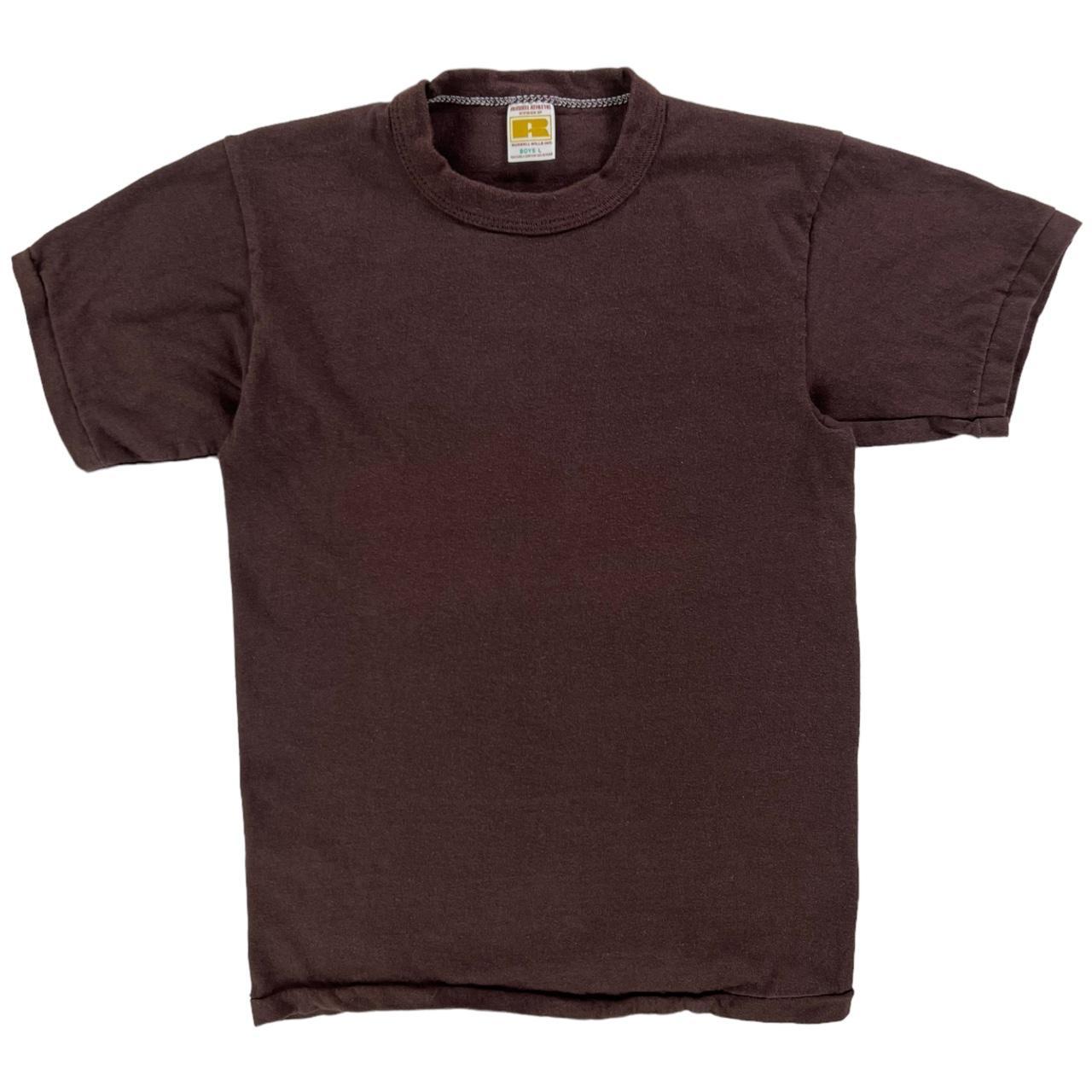 Russell Athletic Brown T-shirt | Depop