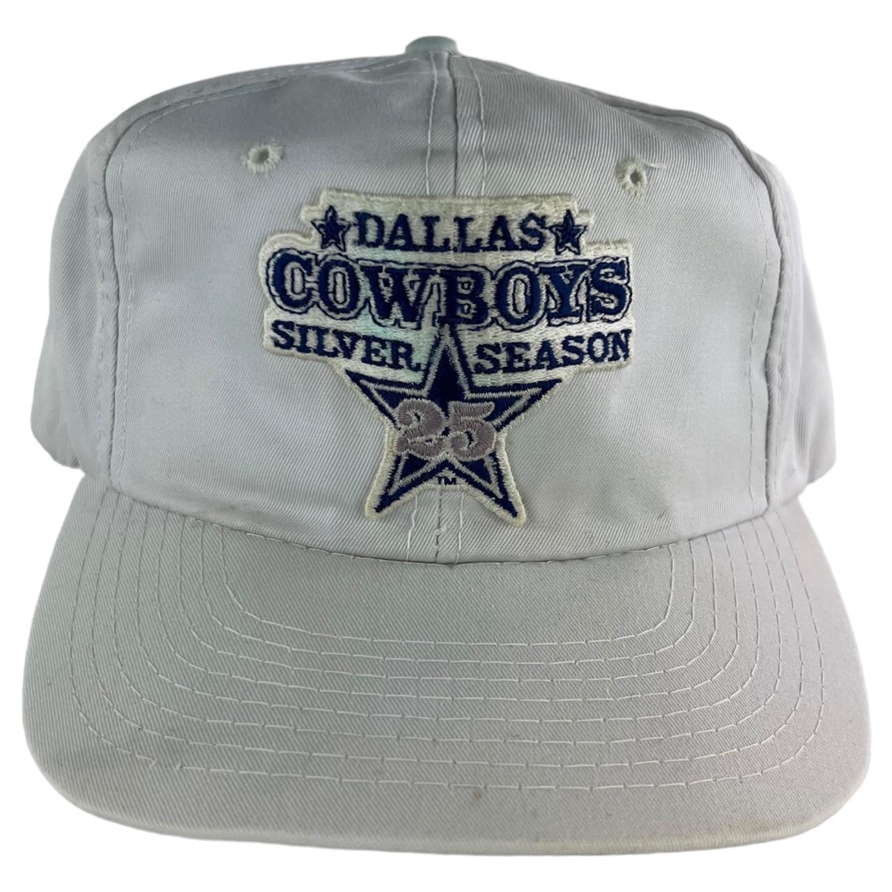 Vintage 90s AJD Dallas Cowboys Snapback Hat, cool - Depop